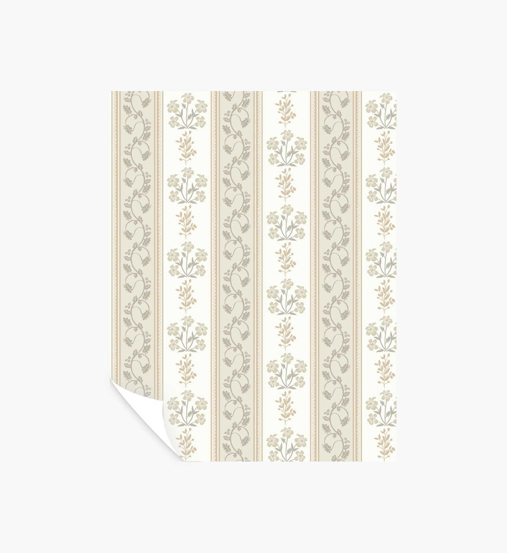 Portico Wallpaper Sample - White