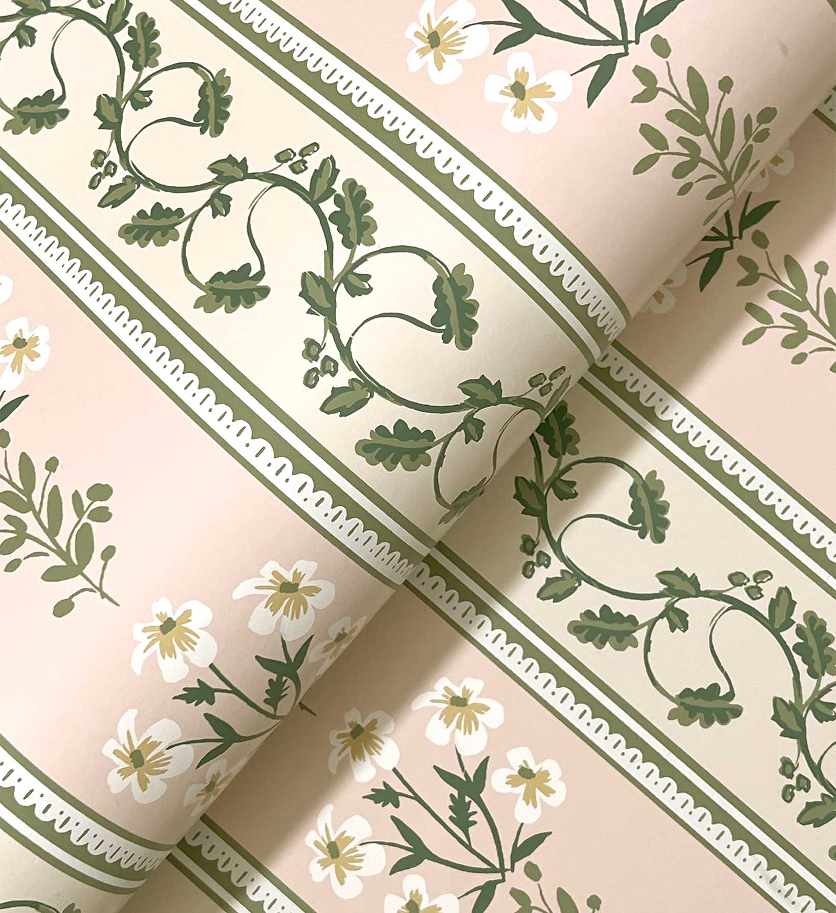 Portico Wallpaper - Blush