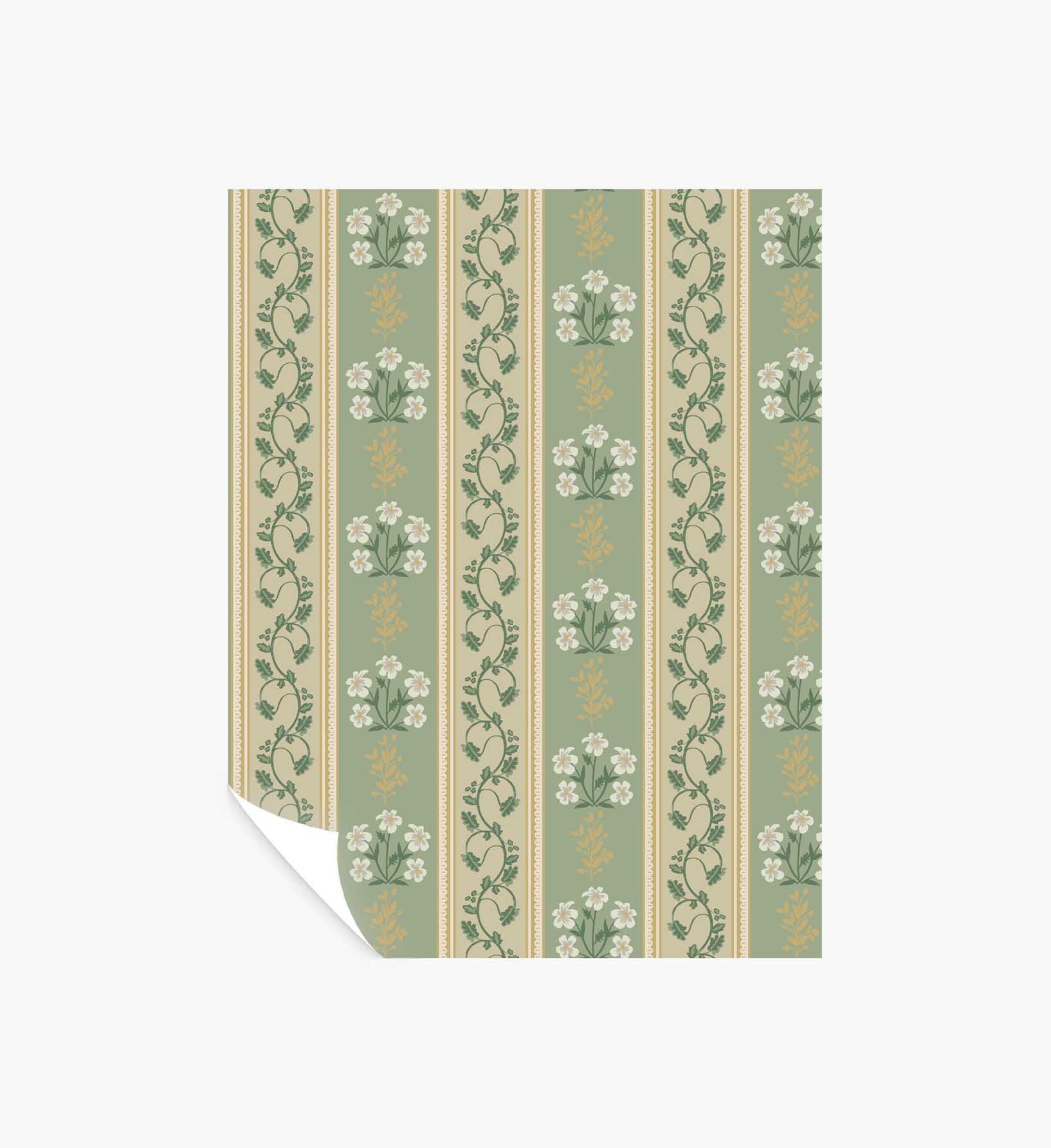 Portico Wallpaper Sample - Sage