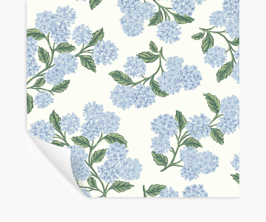 Rifle Paper Co. Hydrangea Wallpaper | Rifle Paper Co.