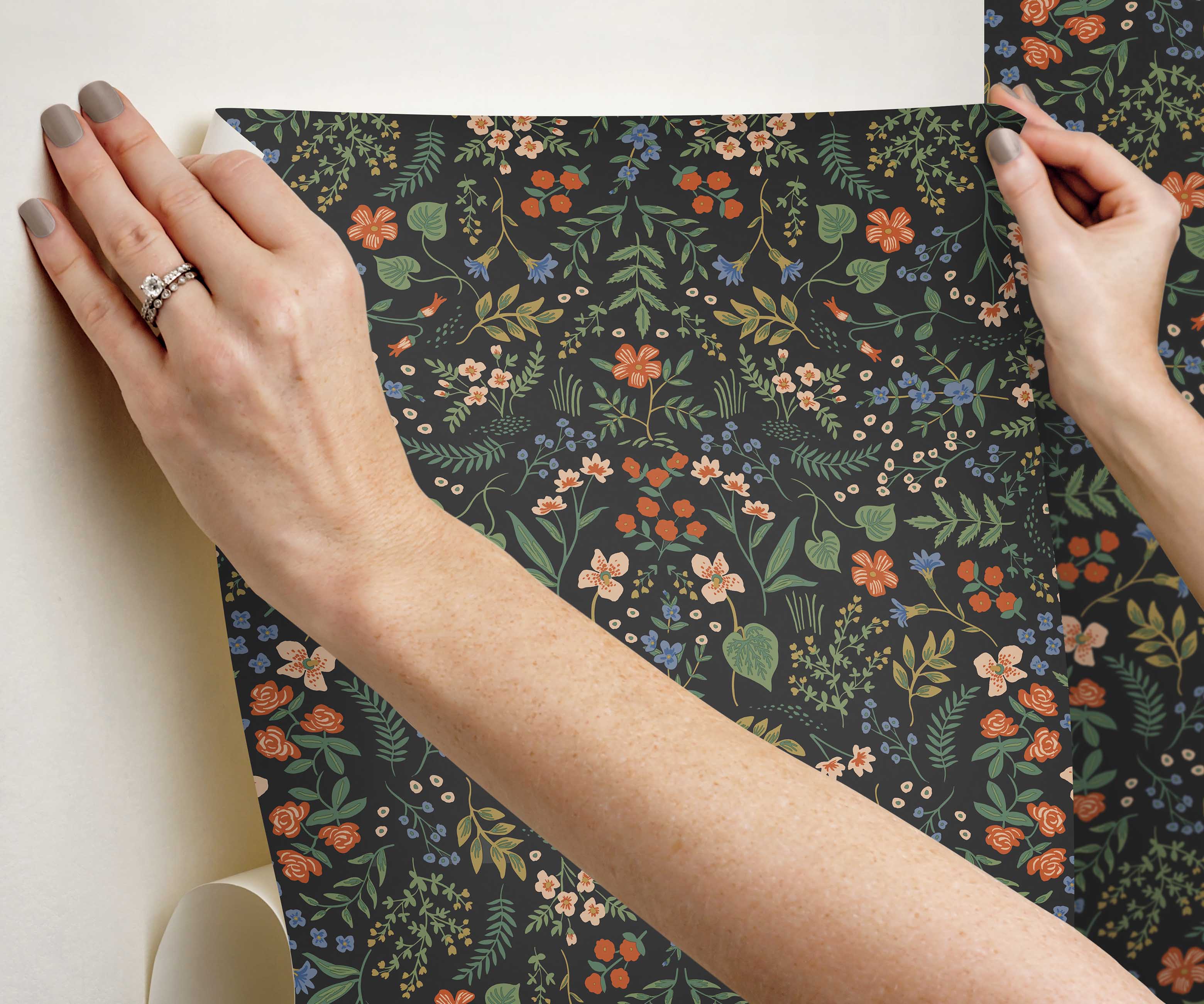 Wildwood Peel & Stick Wallpaper - Black