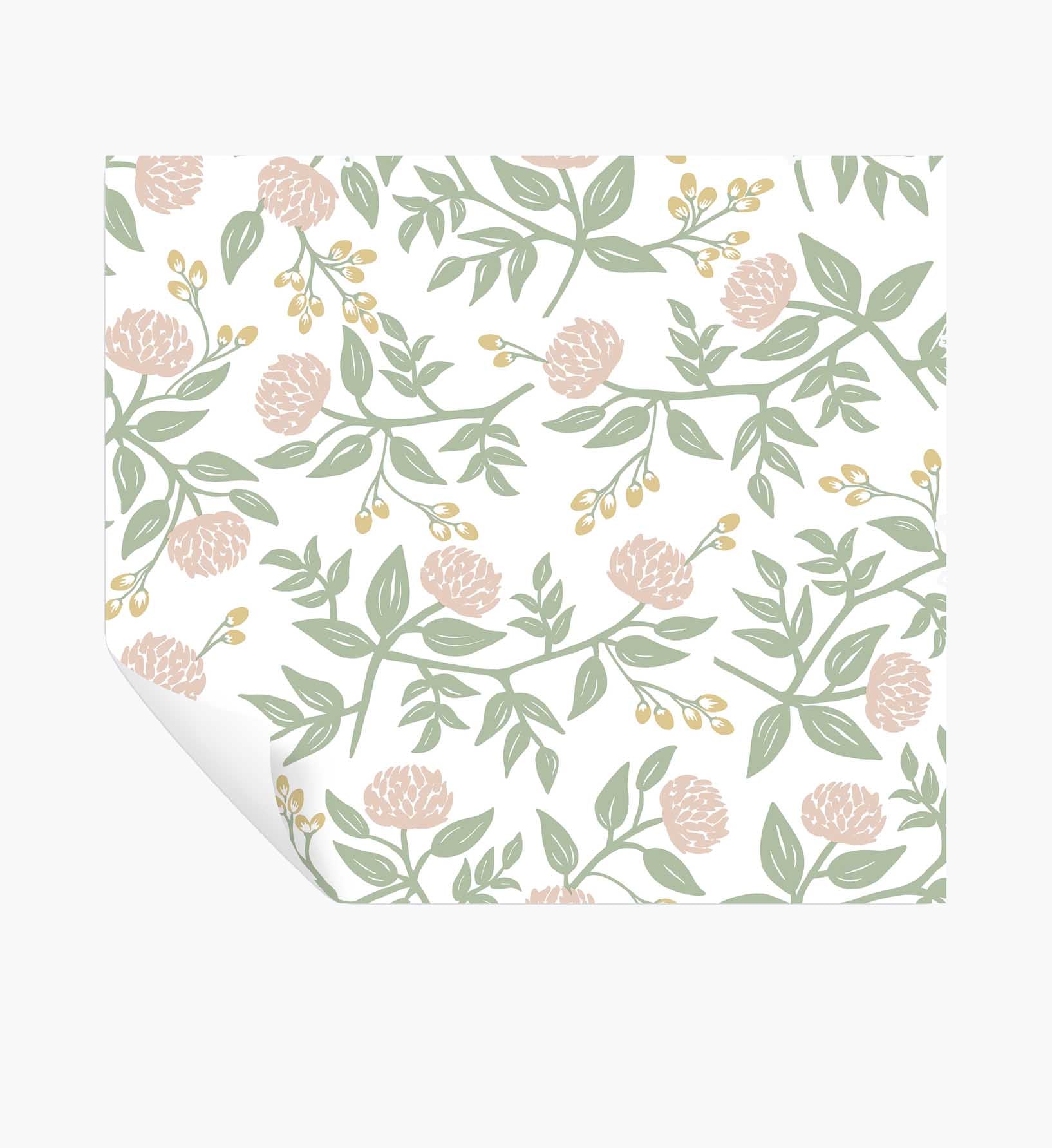 Peonies Peel & Stick Wallpaper - Blush