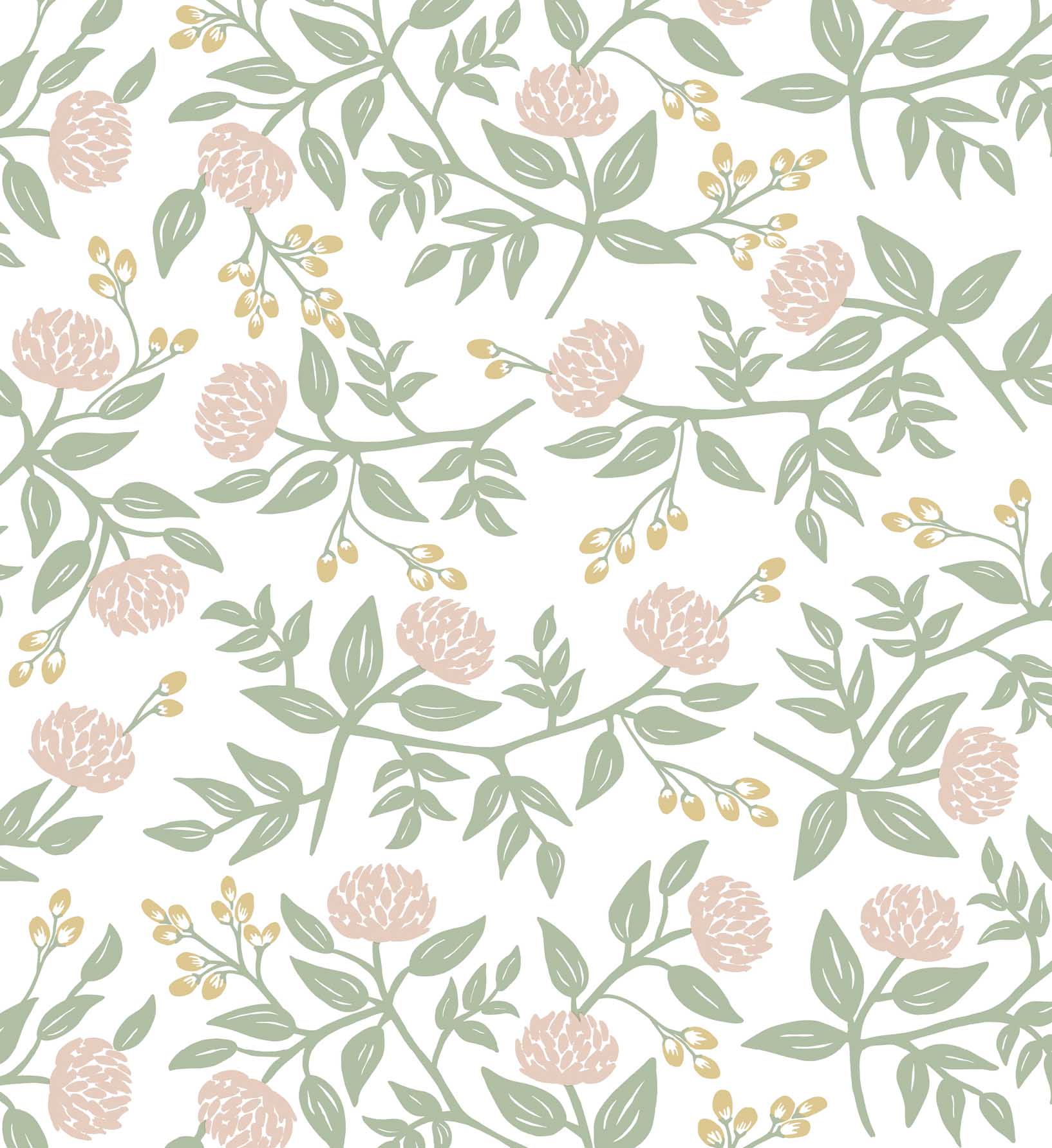 Peonies Peel & Stick Wallpaper - Blush