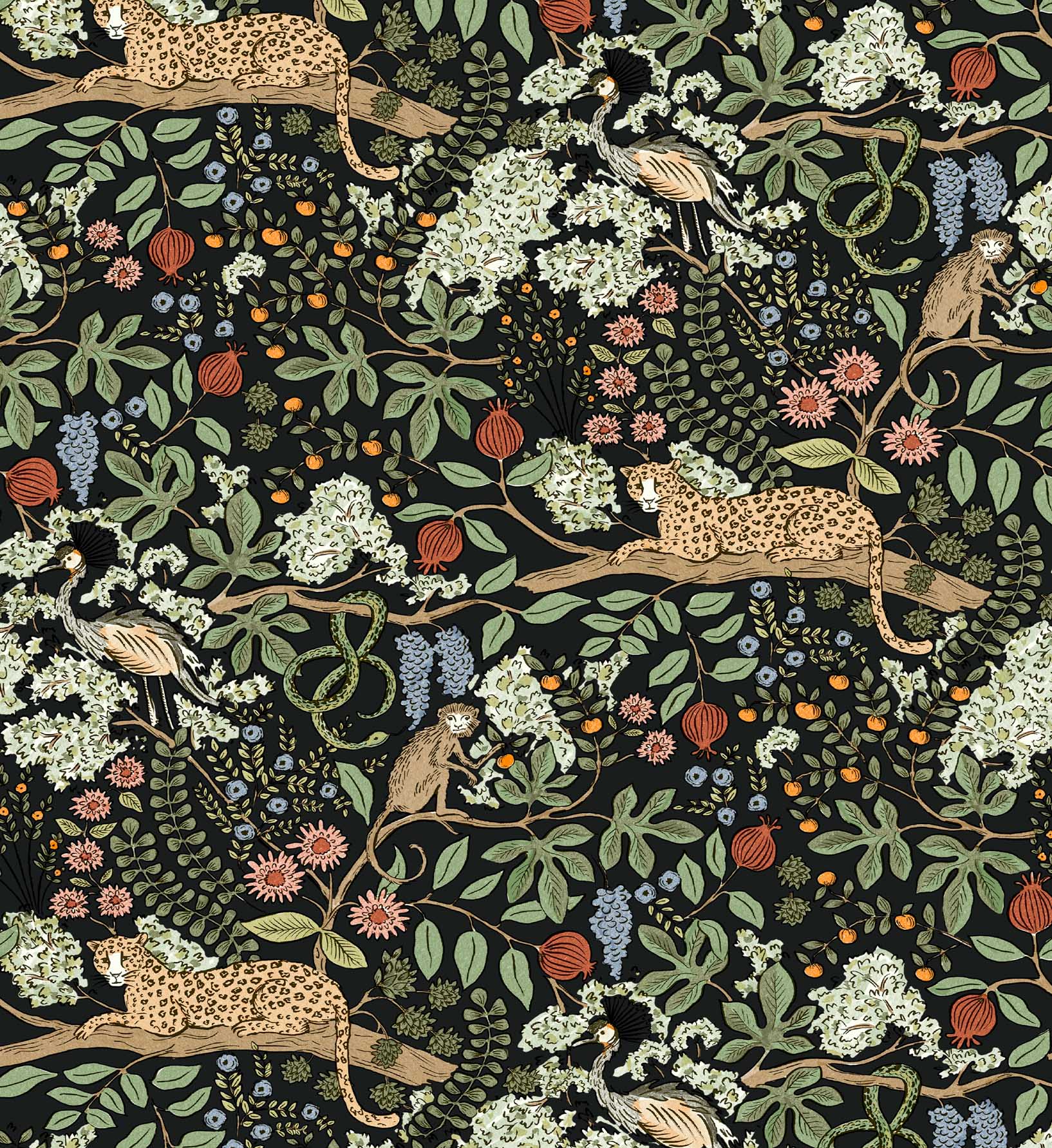 Safari Peel & Stick Wallpaper Sample - Black