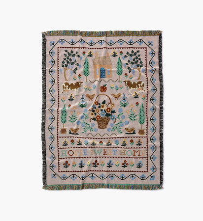 Woven Blanket - Home Sweet Home