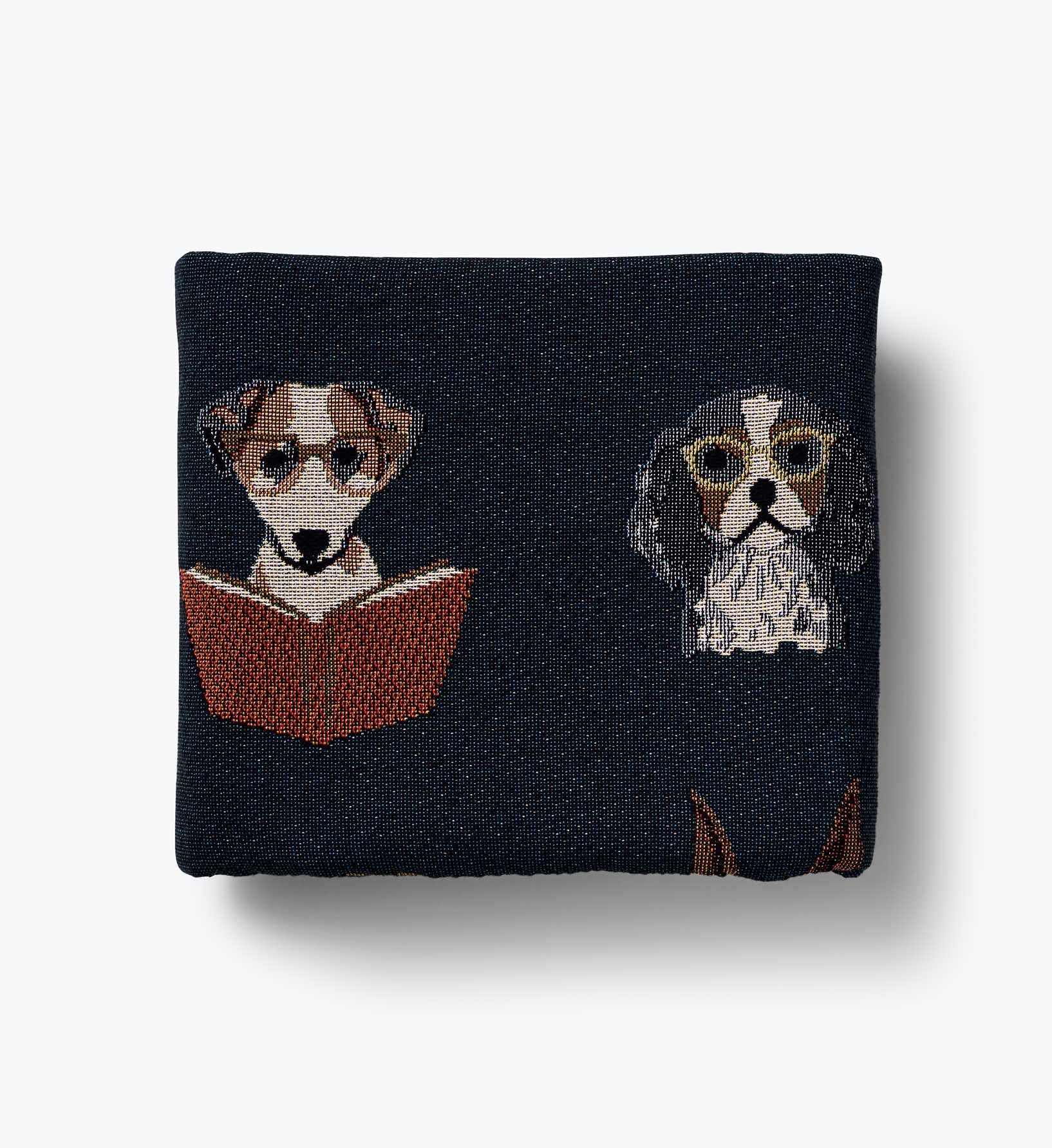 Woven Blanket - Studious Dogs