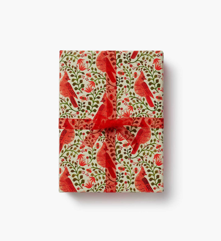 Cardinals Holiday Wrapping Roll | Rifle Paper Co.