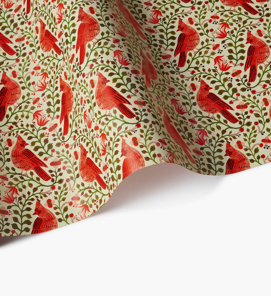Cardinals Holiday Wrapping Roll | Rifle Paper Co.