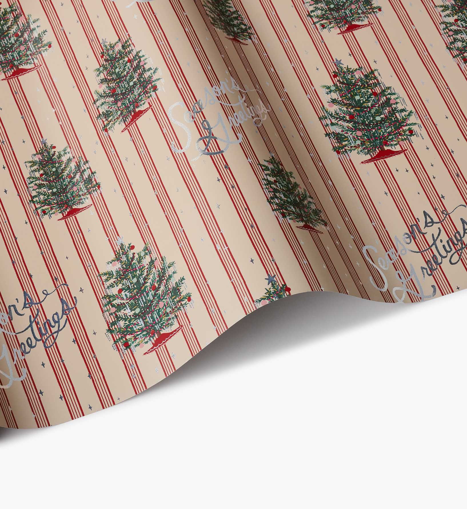 Holiday Wrapping Roll - Tinsel Tree