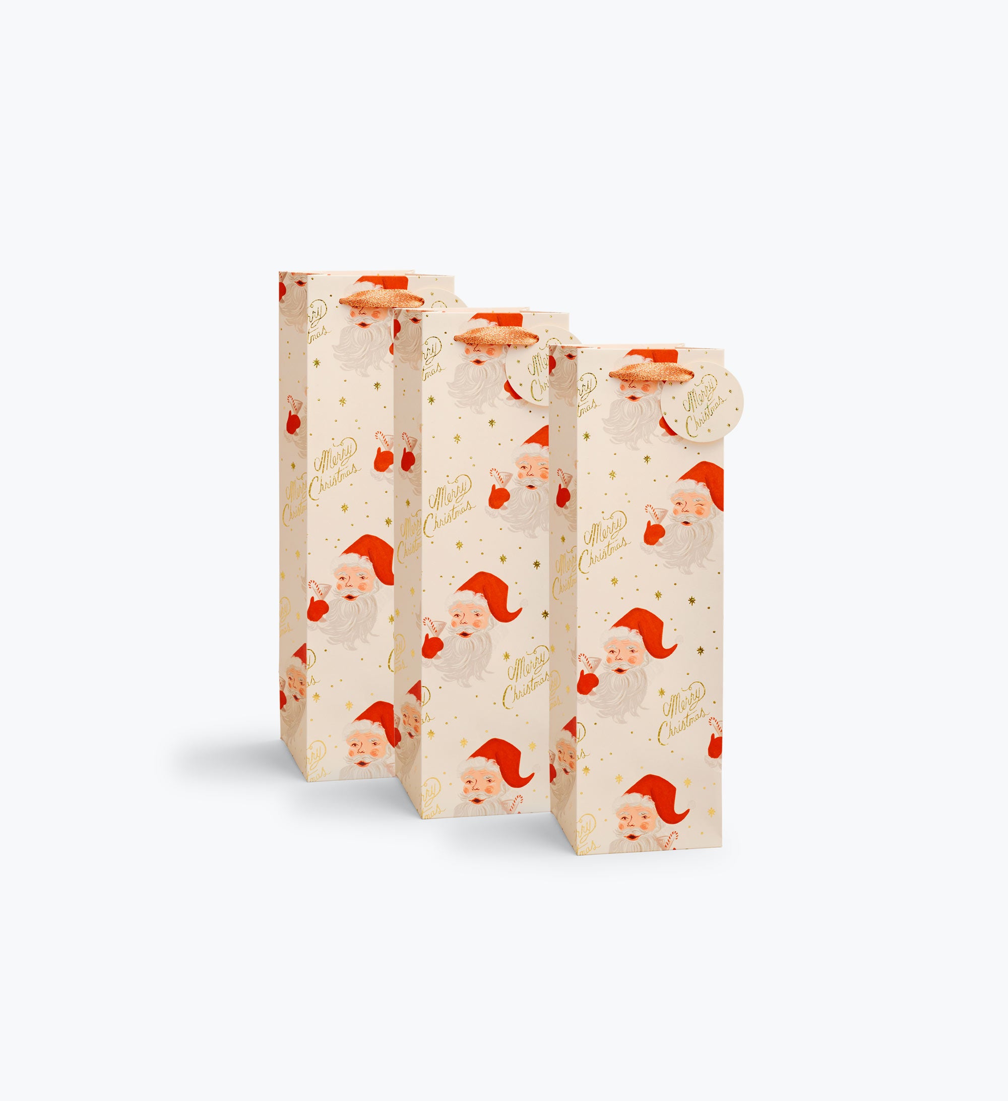 Santa Wine Gift Bag Bundle