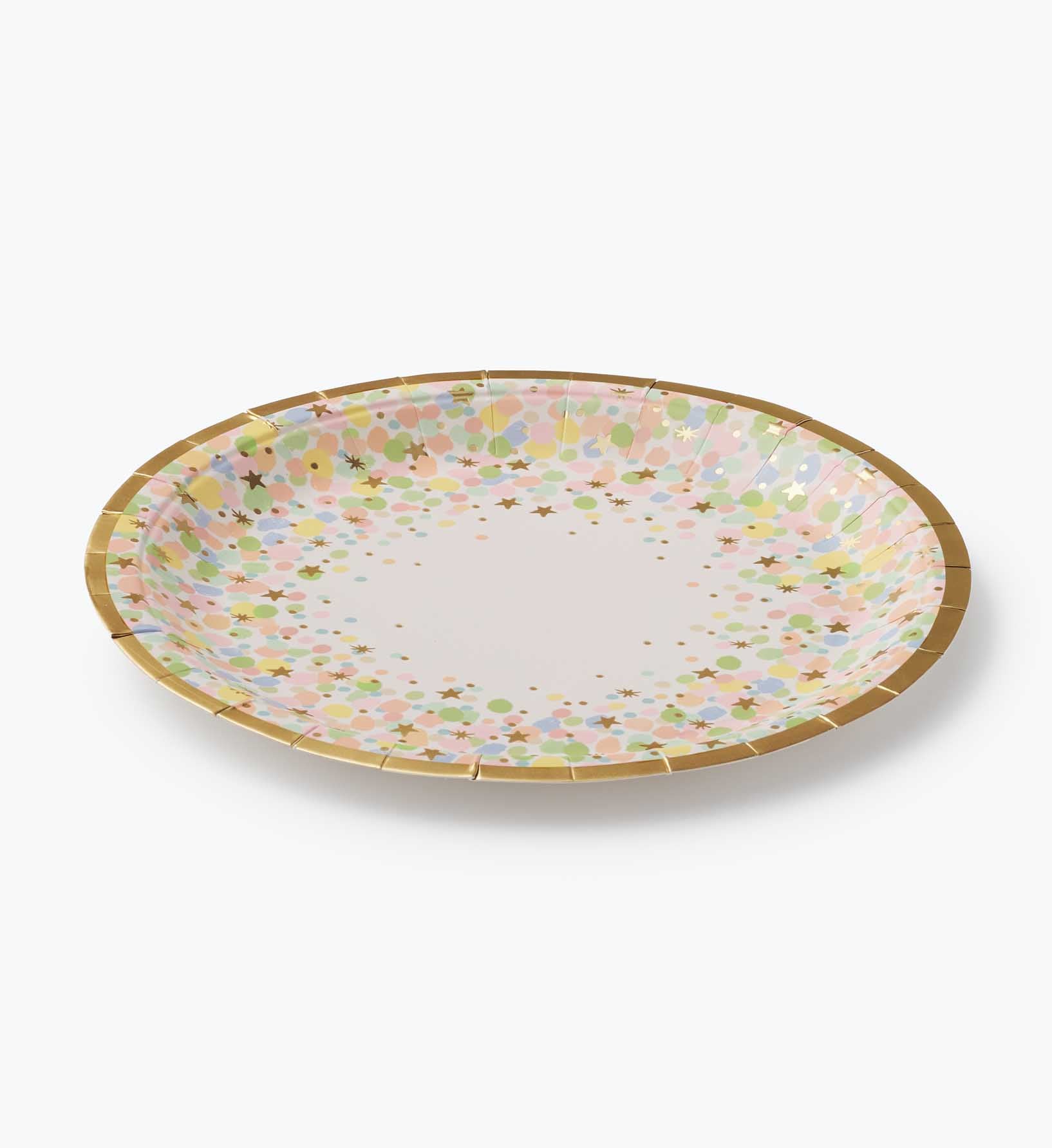 Large Paper Plates - Sprinkles