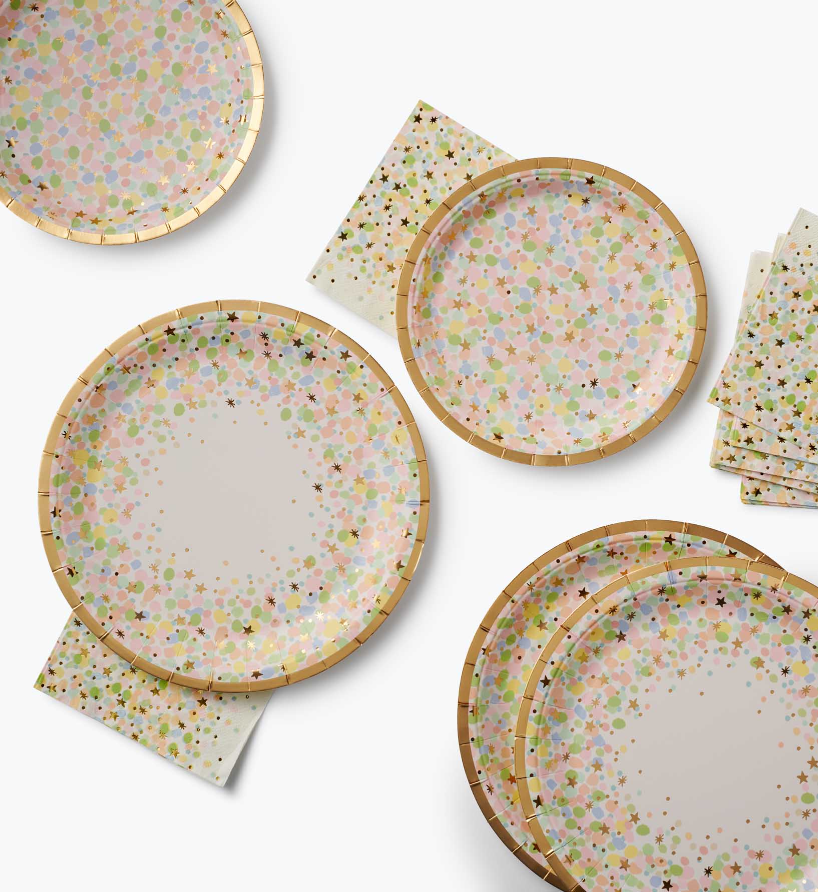 Large Paper Plates - Sprinkles