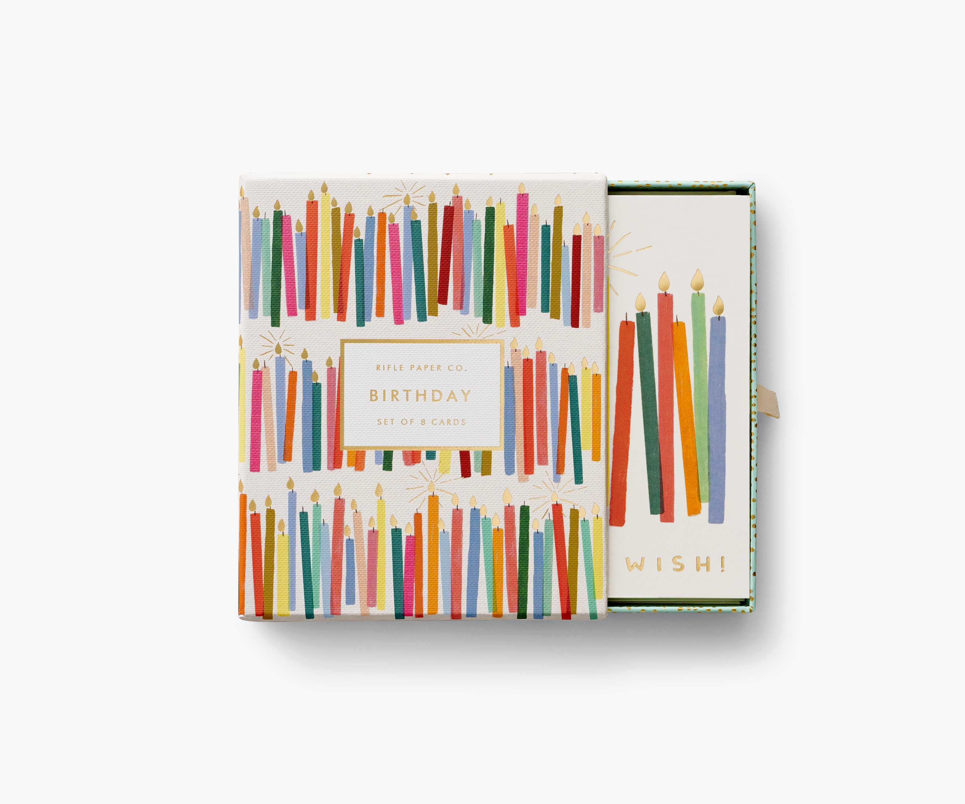 greeting card keepsake binder Rifle Paper Co. Keepsake Card Box Birthday Candles