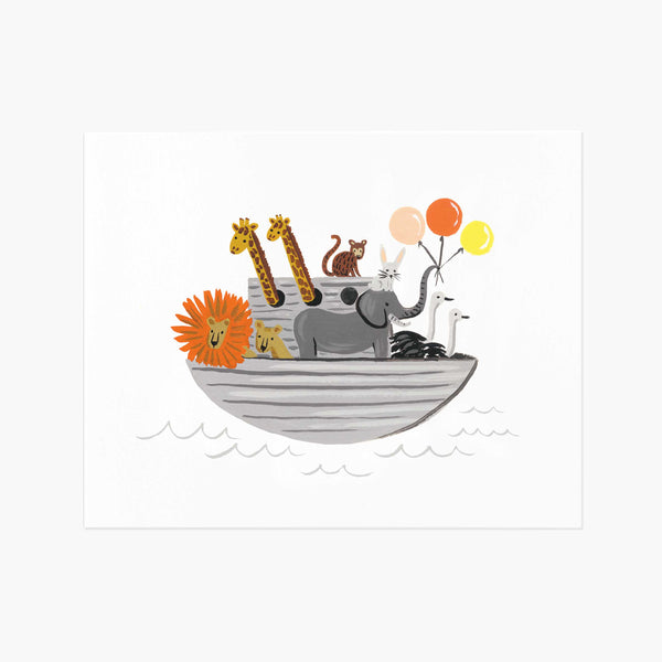 Noah's Ark Illustrated Art Print | Rifle Paper Co.