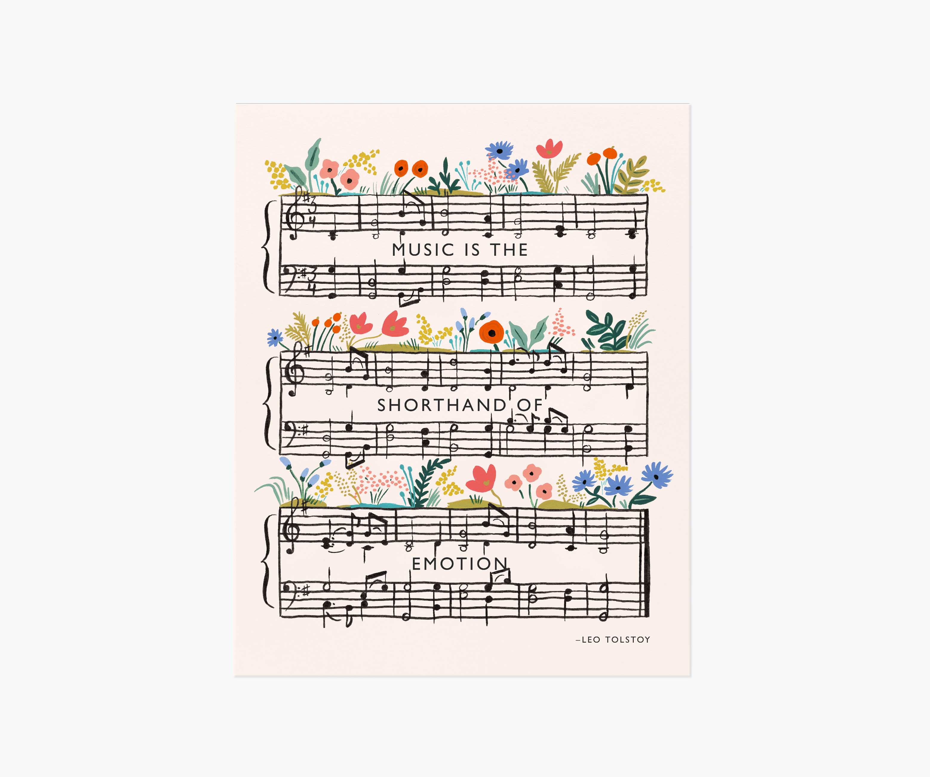 Tolstoy Quote Art Print – Rifle Paper Co