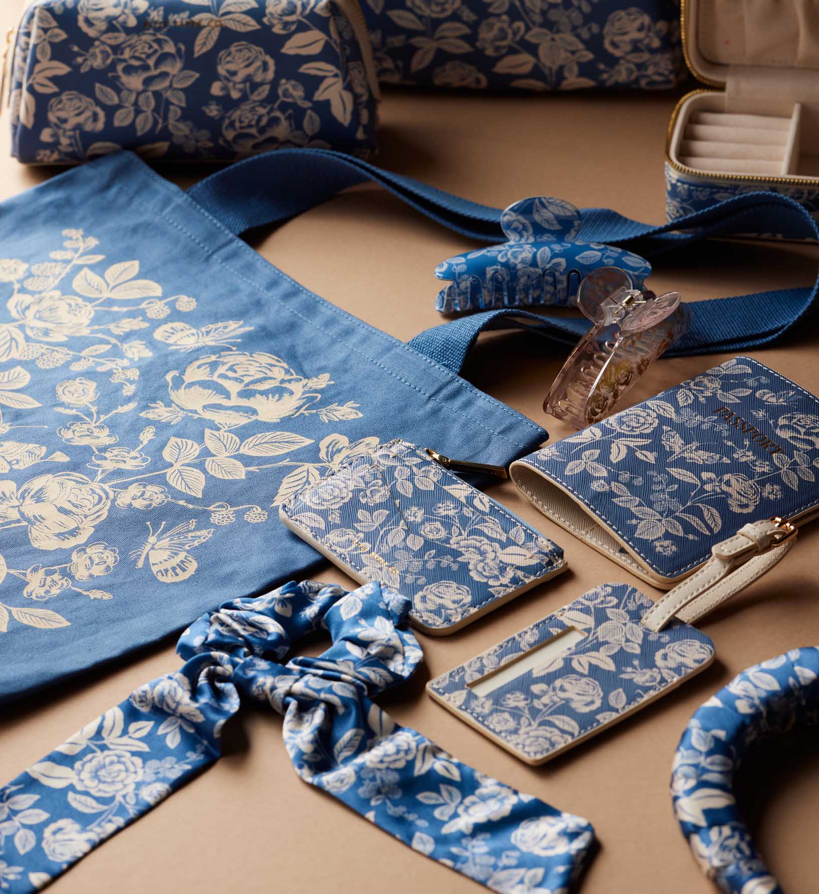 Canvas Tote Bag - English Rose