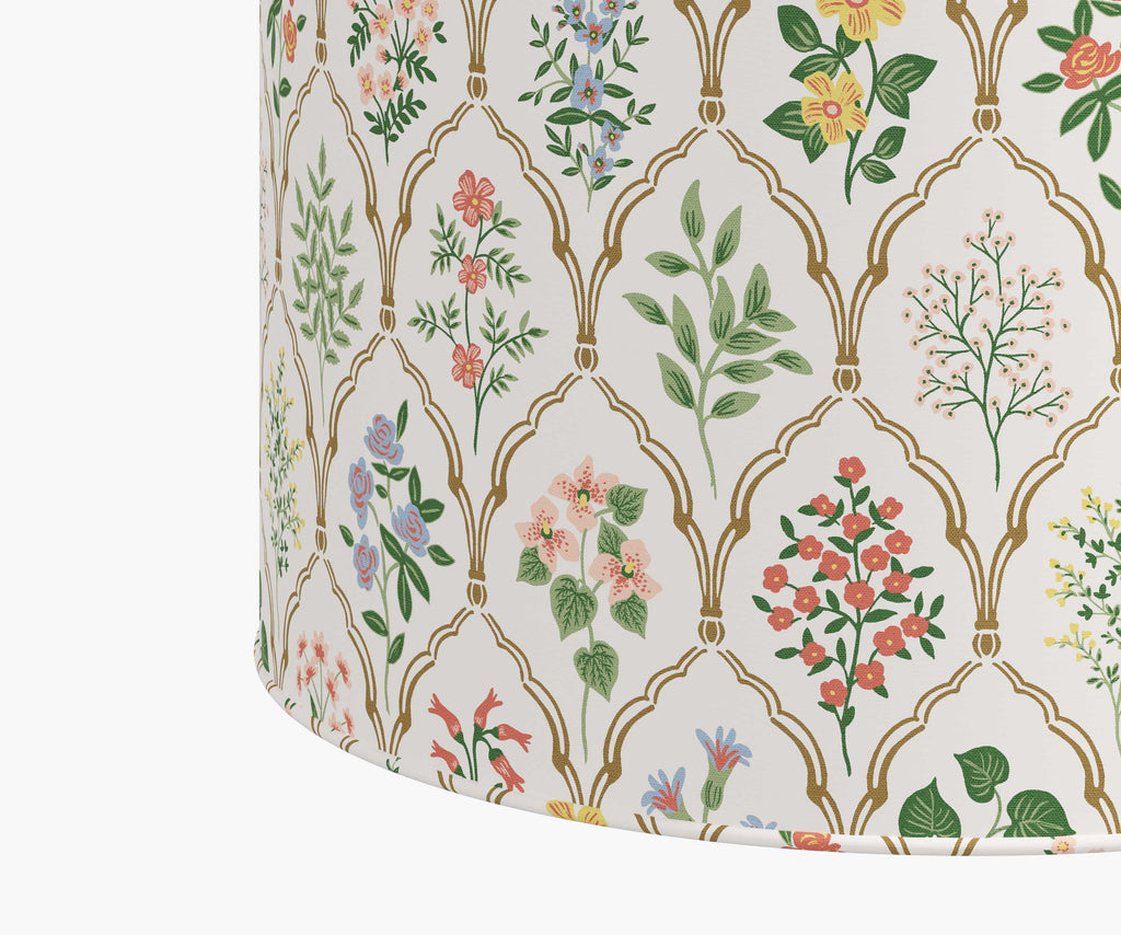 Billie Ottoman in Hawthorne Floral | Rifle Paper Co.