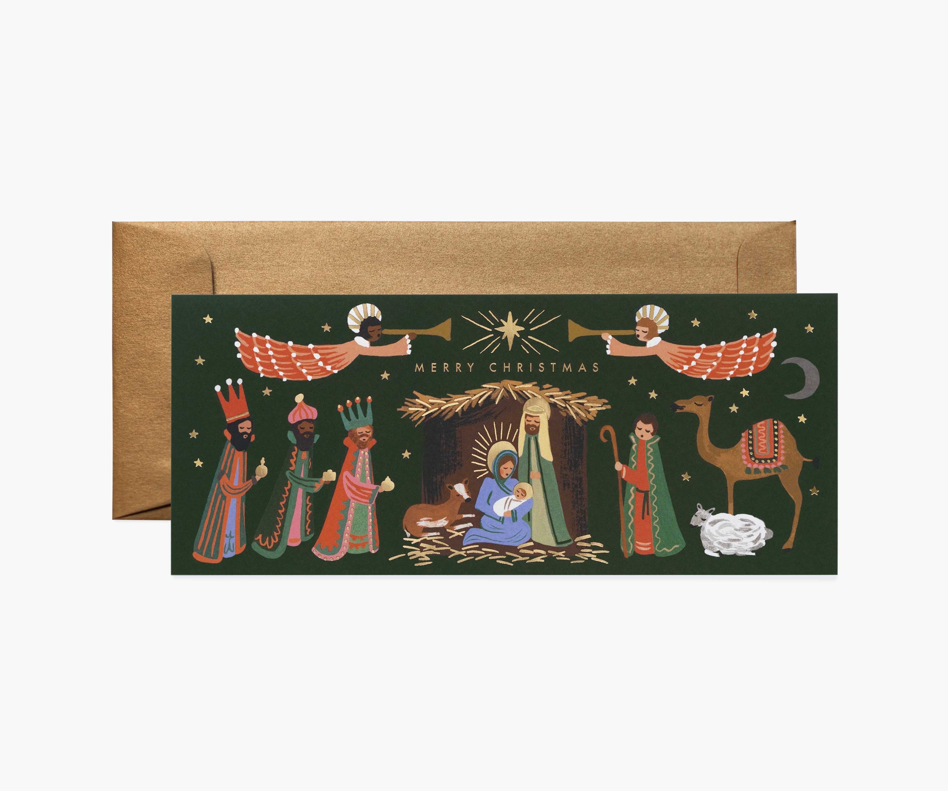 Holiday Nativity Money Holder Holiday Cards - Boxed Set