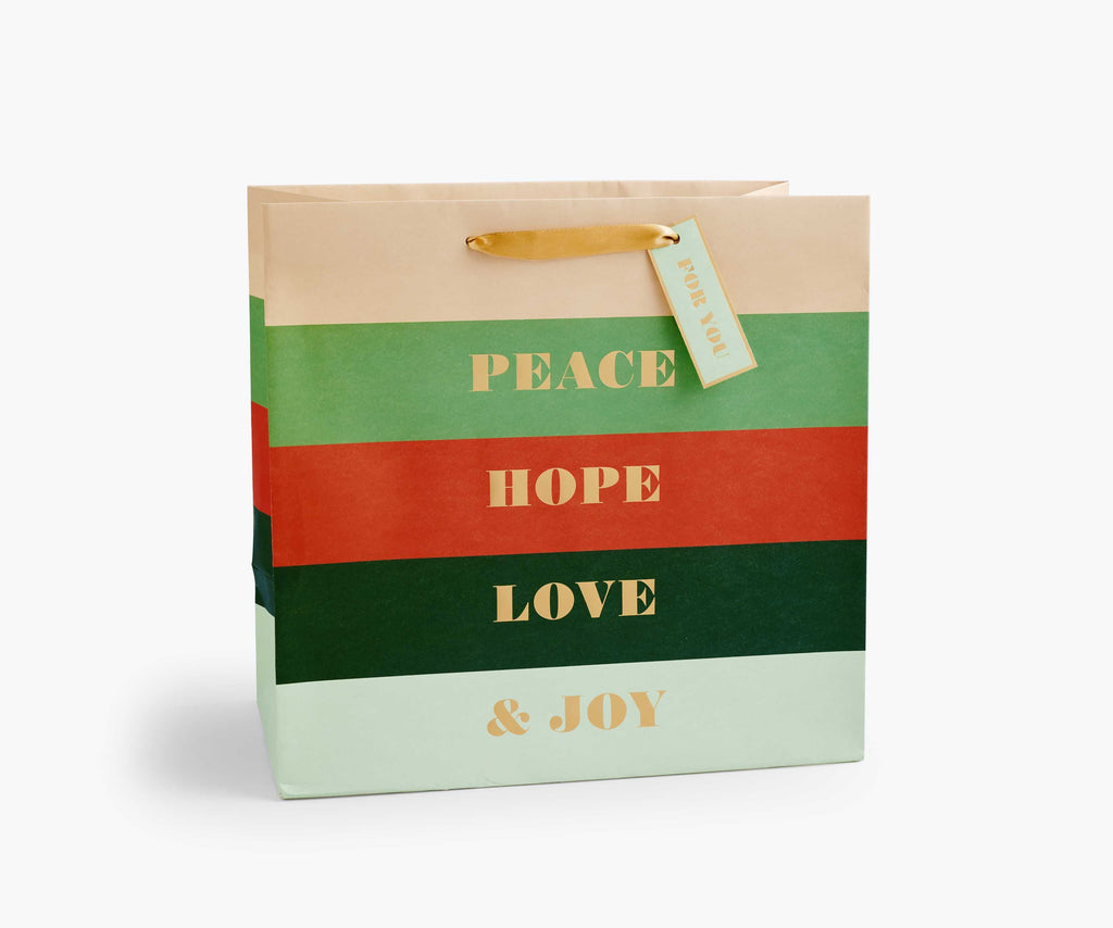 Peace & Joy Large Gift Bag Rifle Paper Co