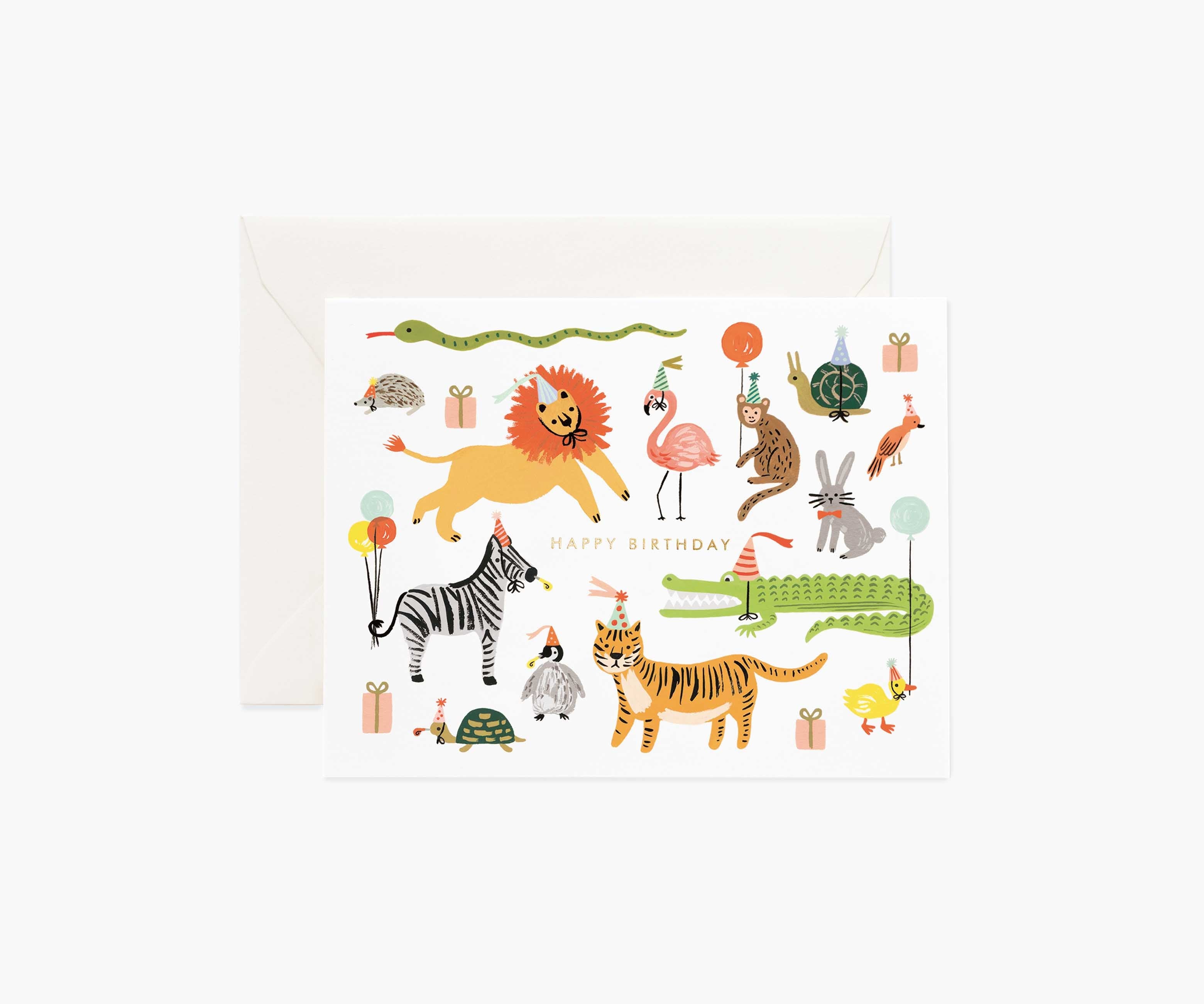 Party Animals Birthday Cards - Boxed Set