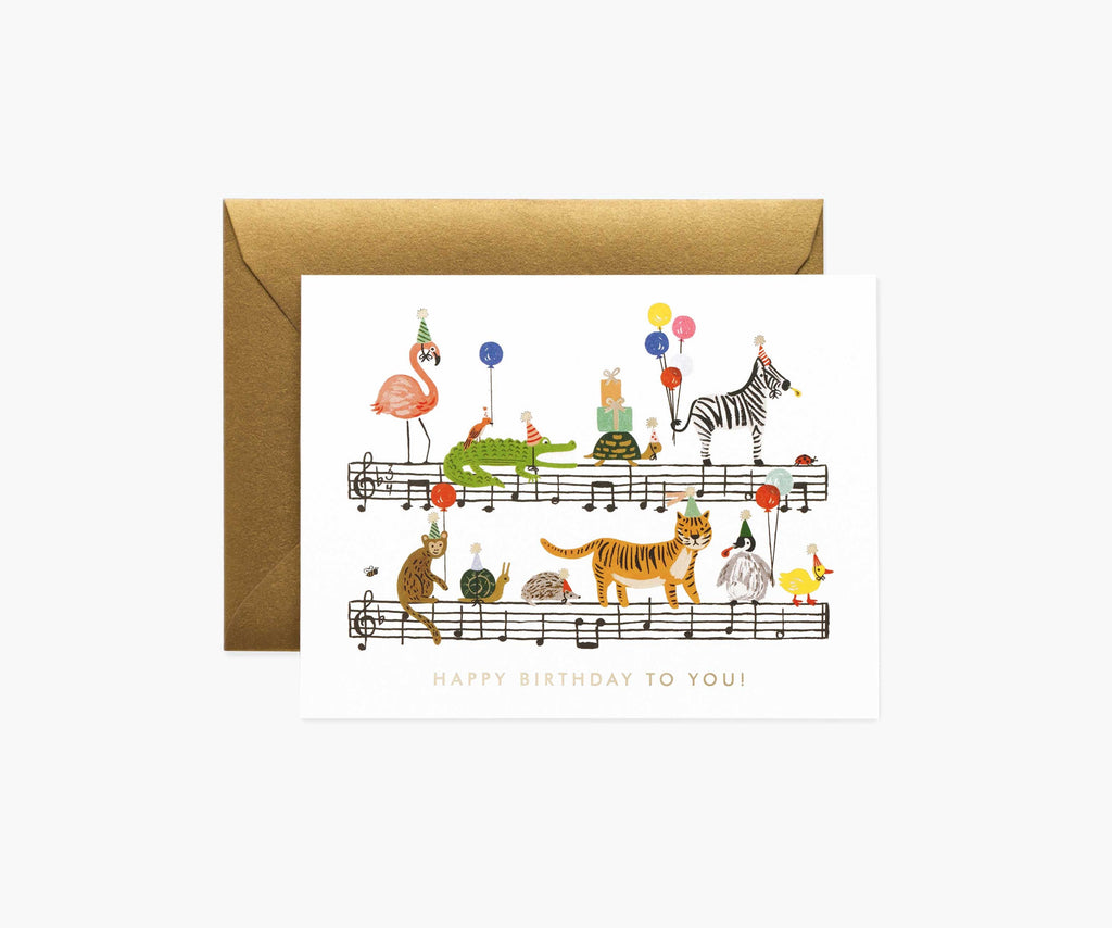 Boxed Set of Happy Birthday Song Greeting Cards | Rifle Paper Co.