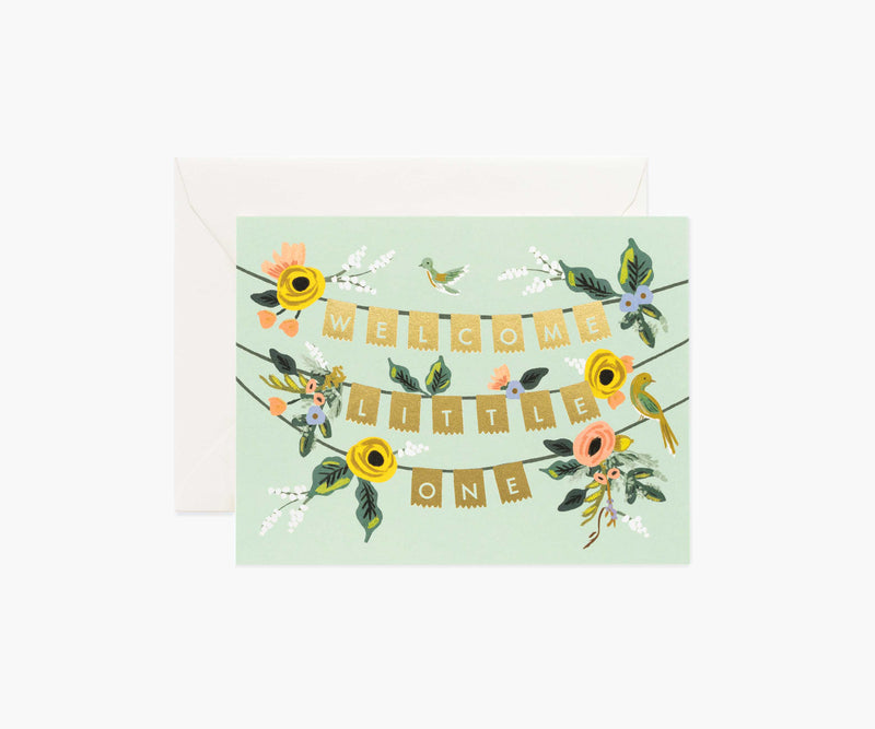 Welcome Garland - Baby Card