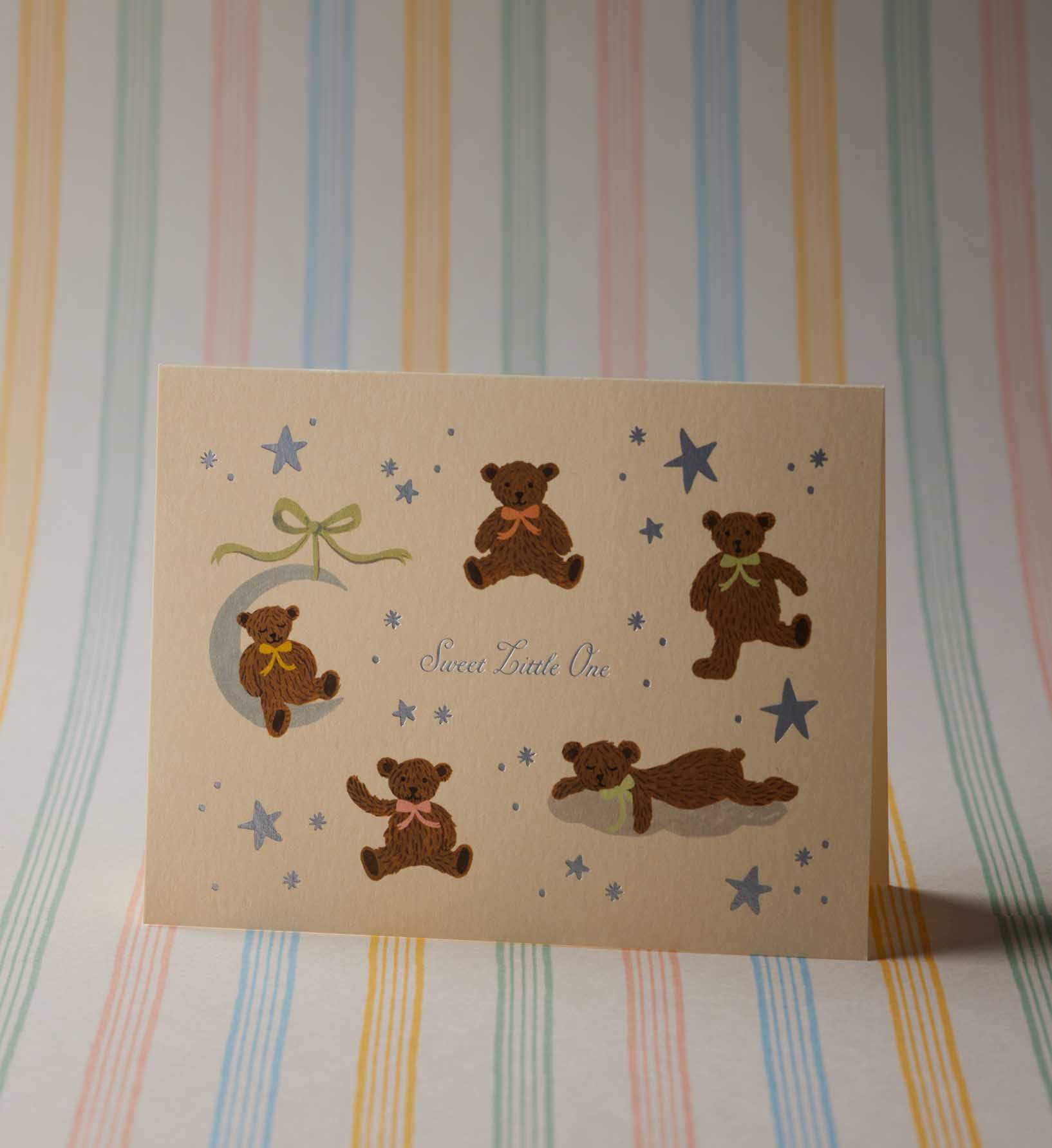 Sweet Little One Baby Card - Single Card