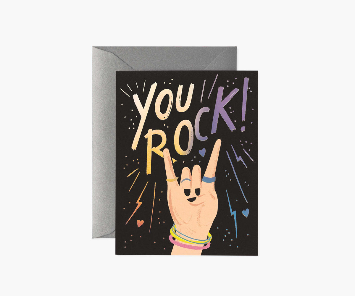 You Rock Encouragement Card | Rifle Paper Co.