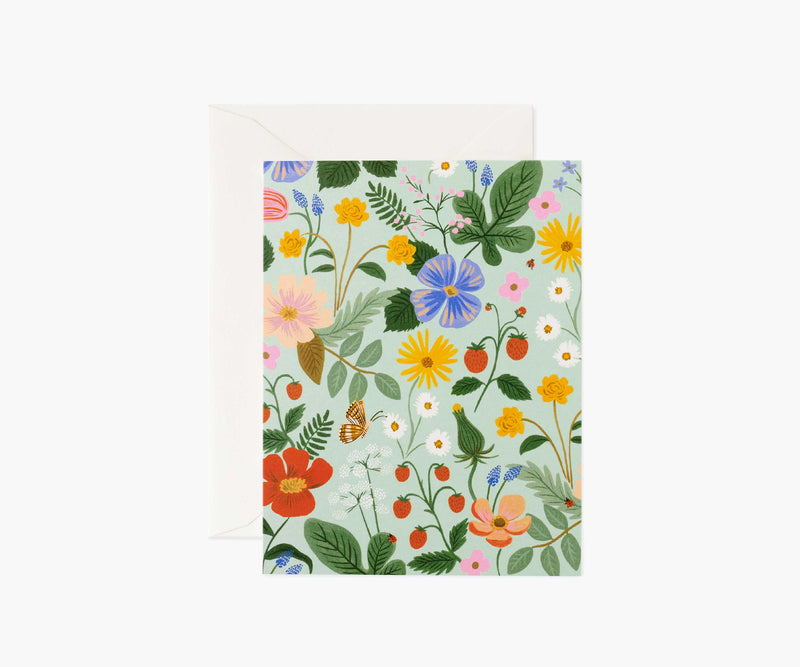 Strawberry Fields Mint - Everyday Card