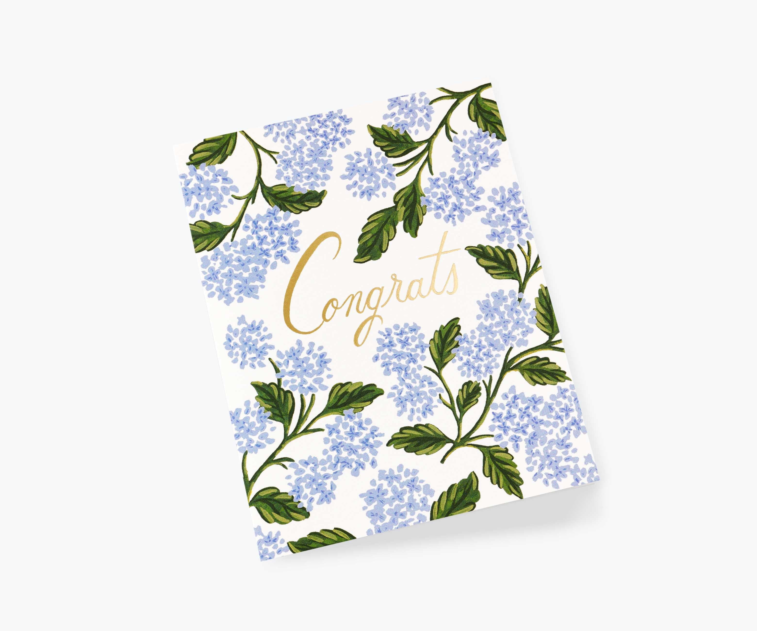 Hydrangea Congrats Cards - Boxed Set