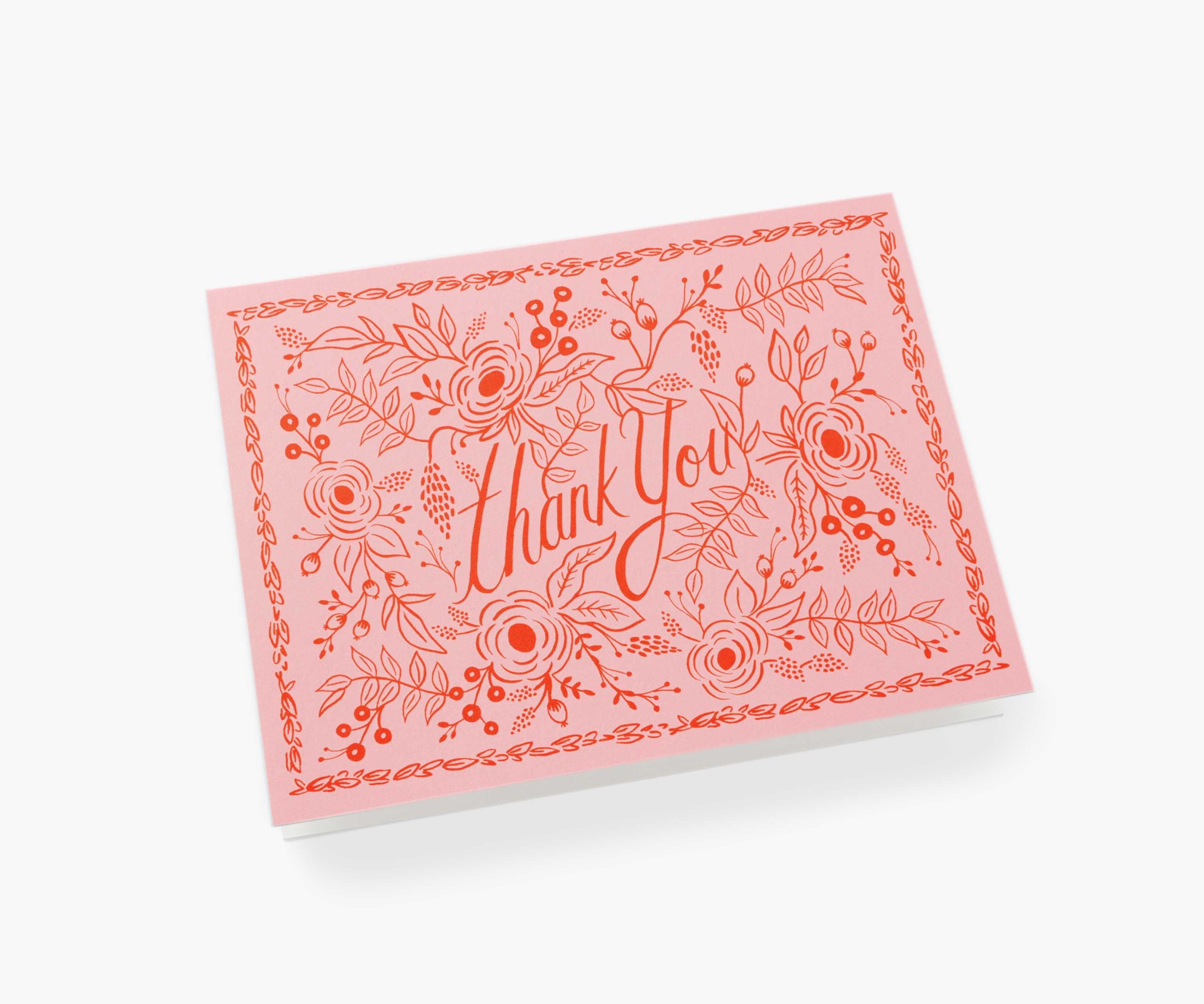 Rosé Thank You Cards - Boxed Set