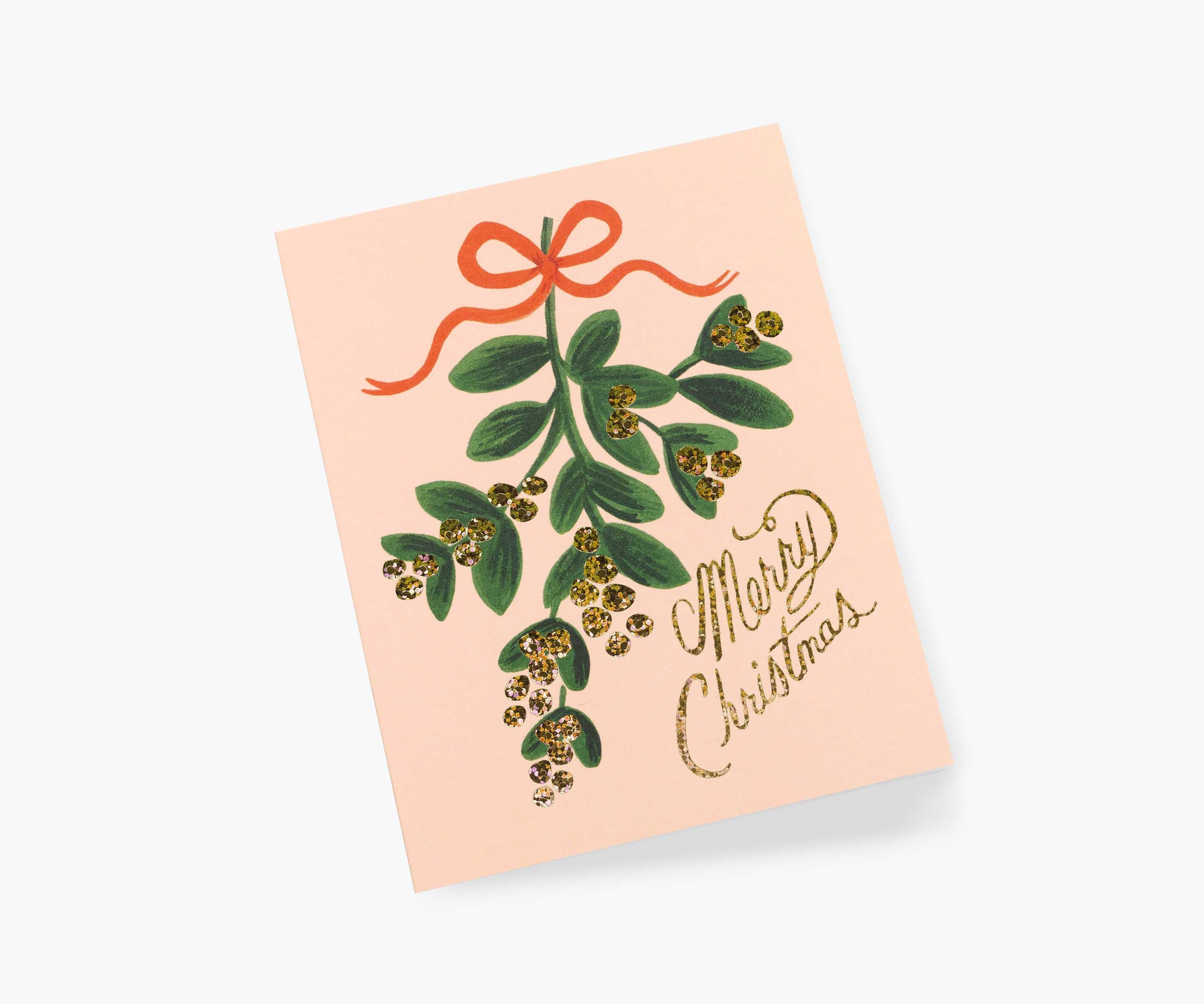 Mistletoe Christmas Holiday Cards - Boxed Set