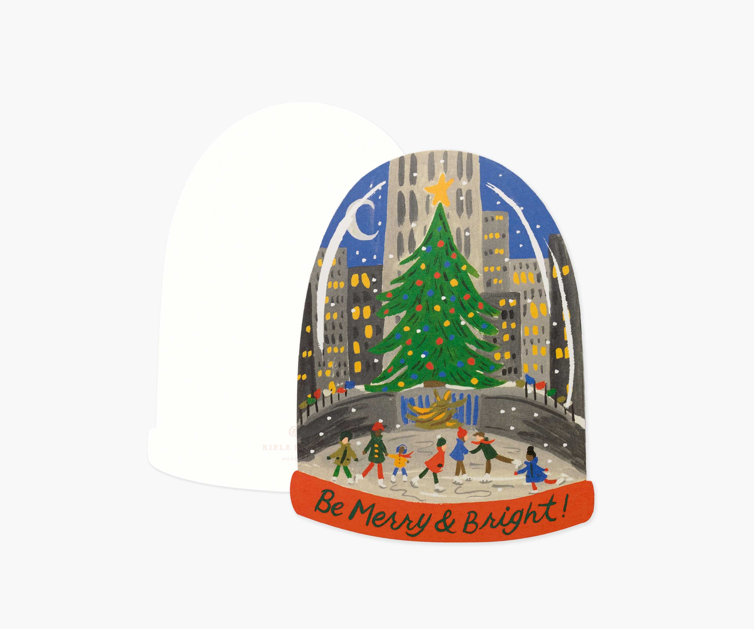 Skating in the City Holiday Cards - Boxed Set