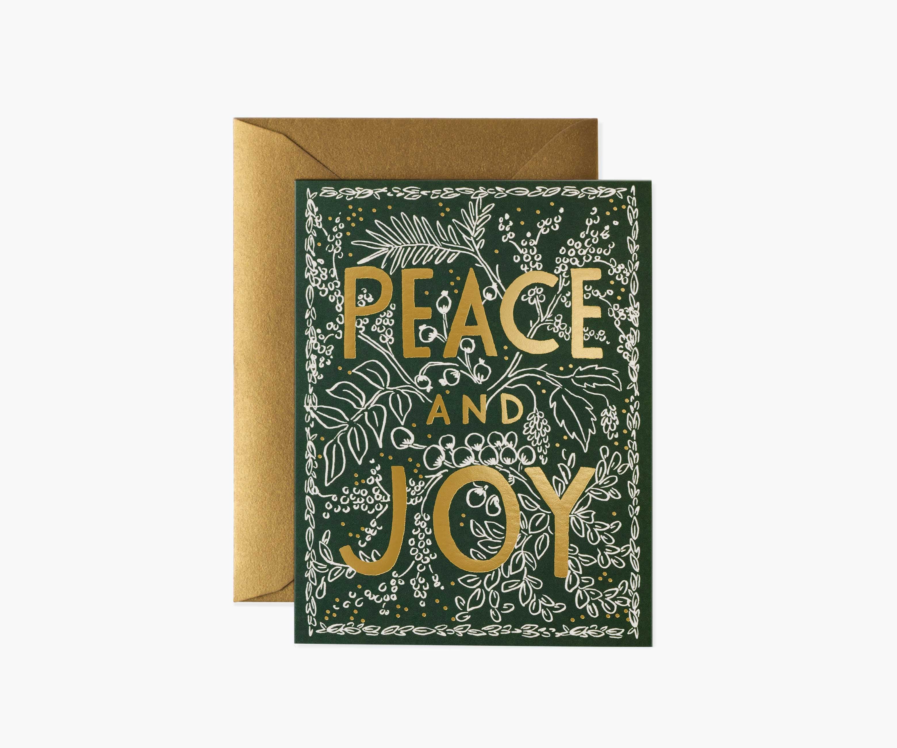 Evergreen Peace Holiday Cards - Boxed Set