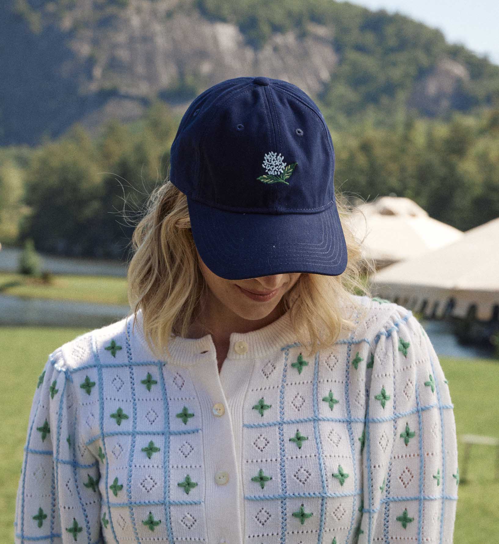 Baseball Cap - Hydrangea
