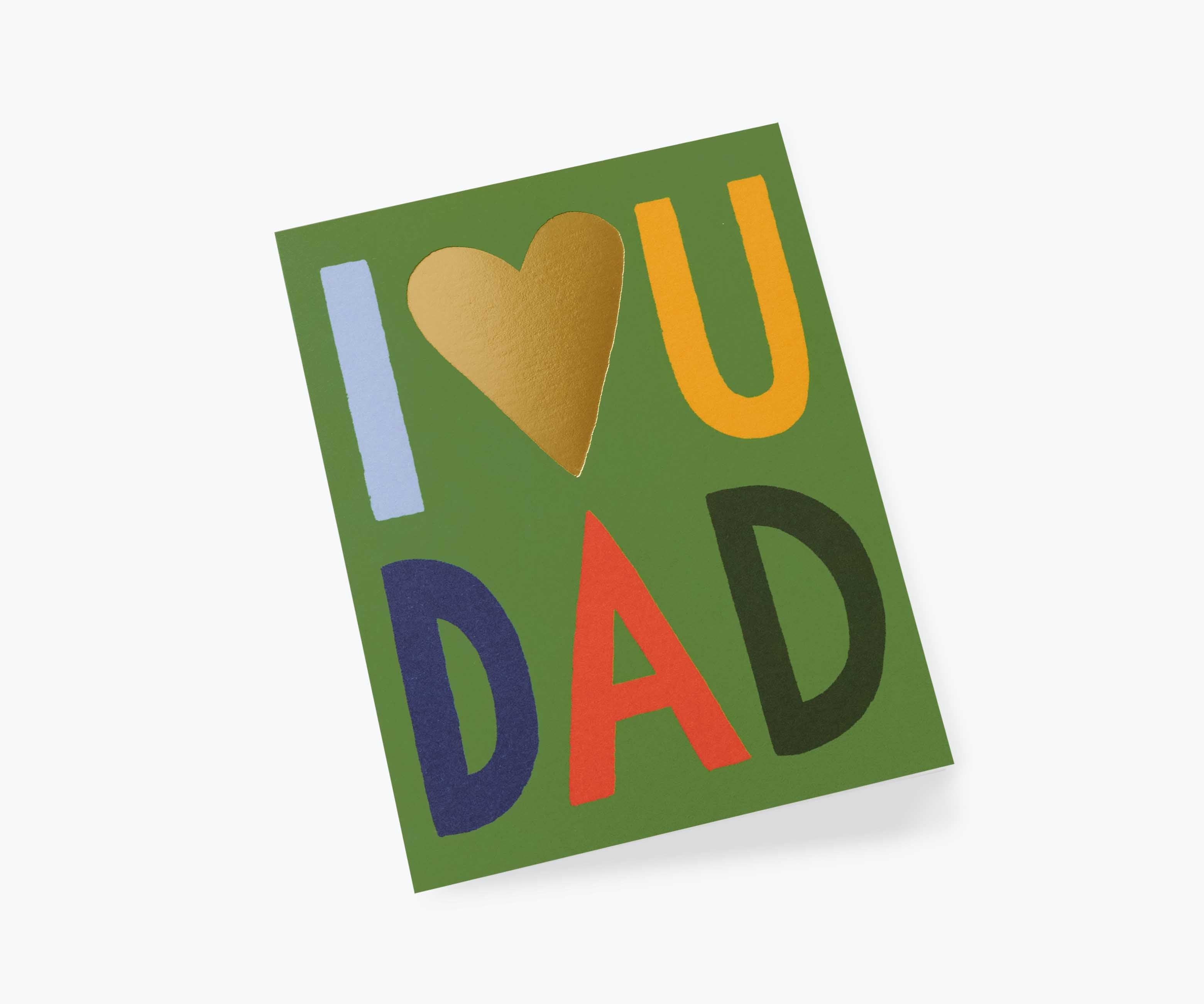 Father's Day Card, With Love To Dad - 10 X 7 Inches - Piccadilly Greetings