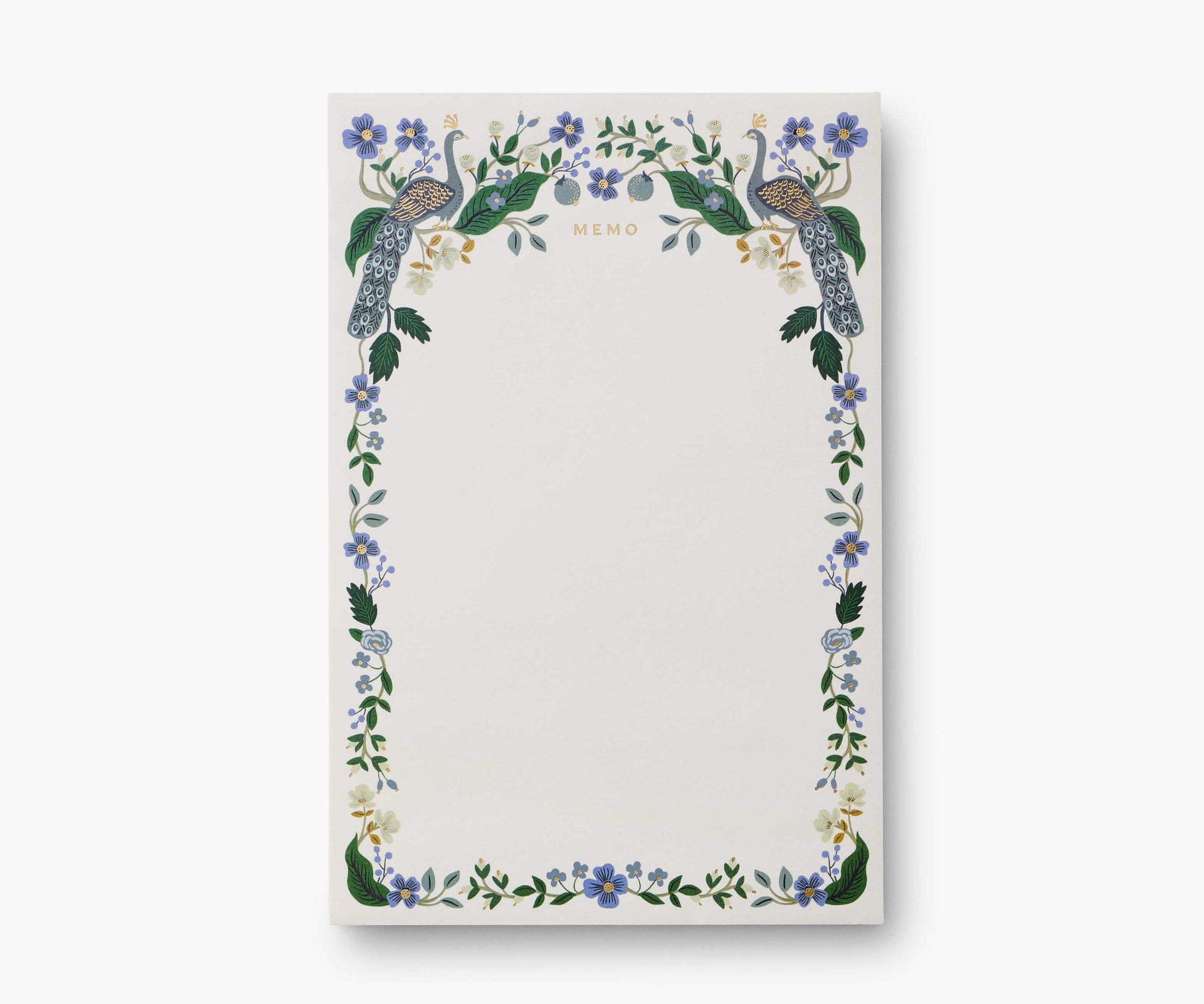 Peacock - Large Memo Notepad