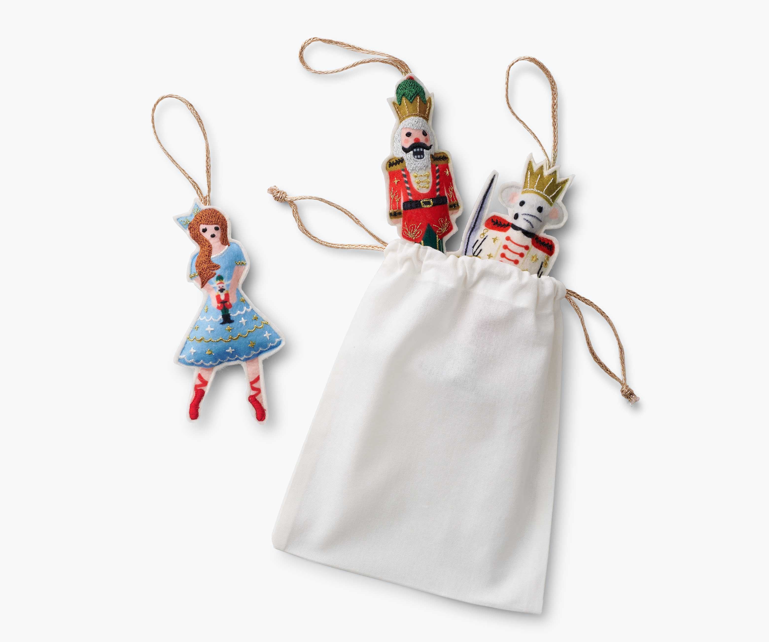 Nutcracker Felt Ornament Set - Thumbnail 2
