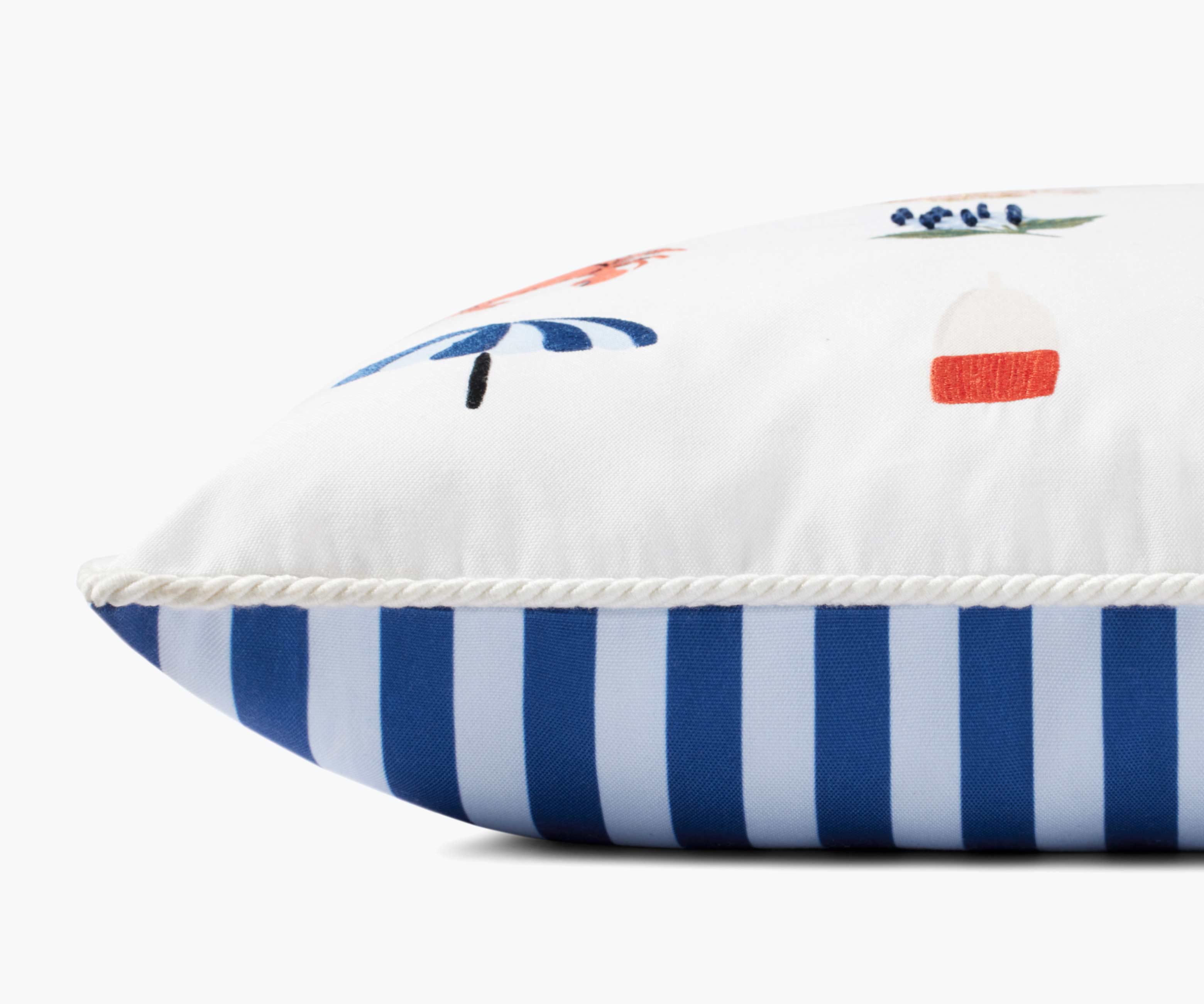 Seaside Embroidered Pillow - Thumbnail 2