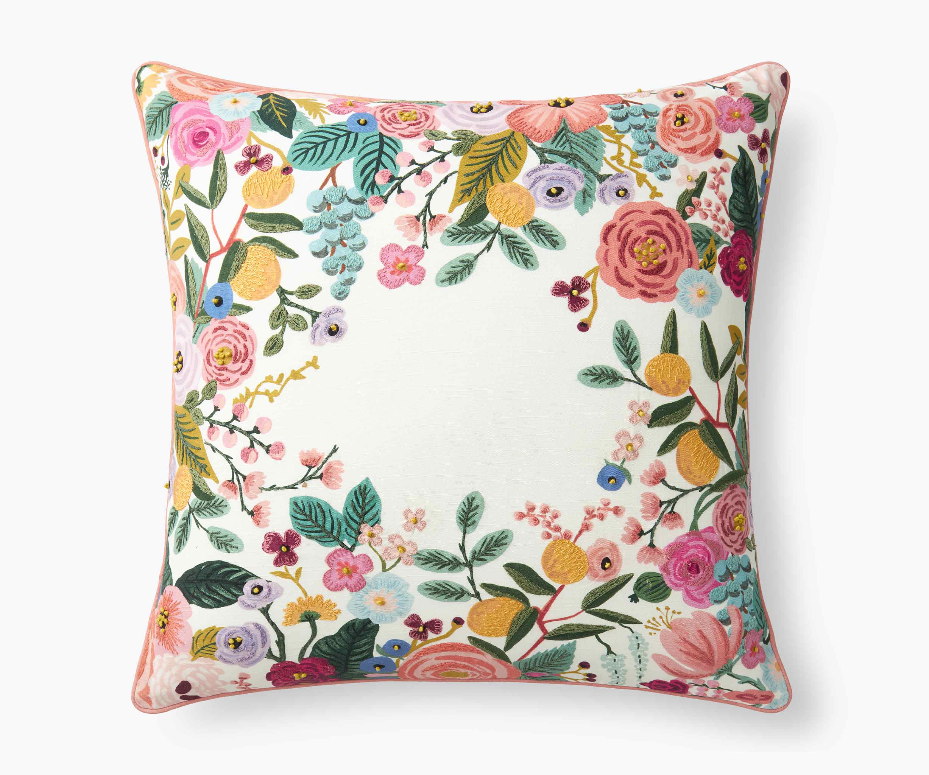 Embroidered Pillow Cover - Dahlia - Thumbnail 5