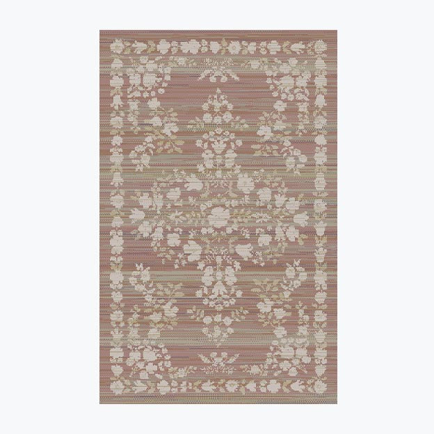 Avignon Rose Floral Power-Loomed Rug | Rifle Paper Co.