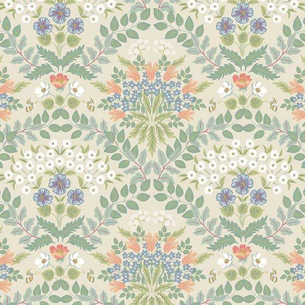 Bramble Wallpaper - Cream - Thumbnail 4