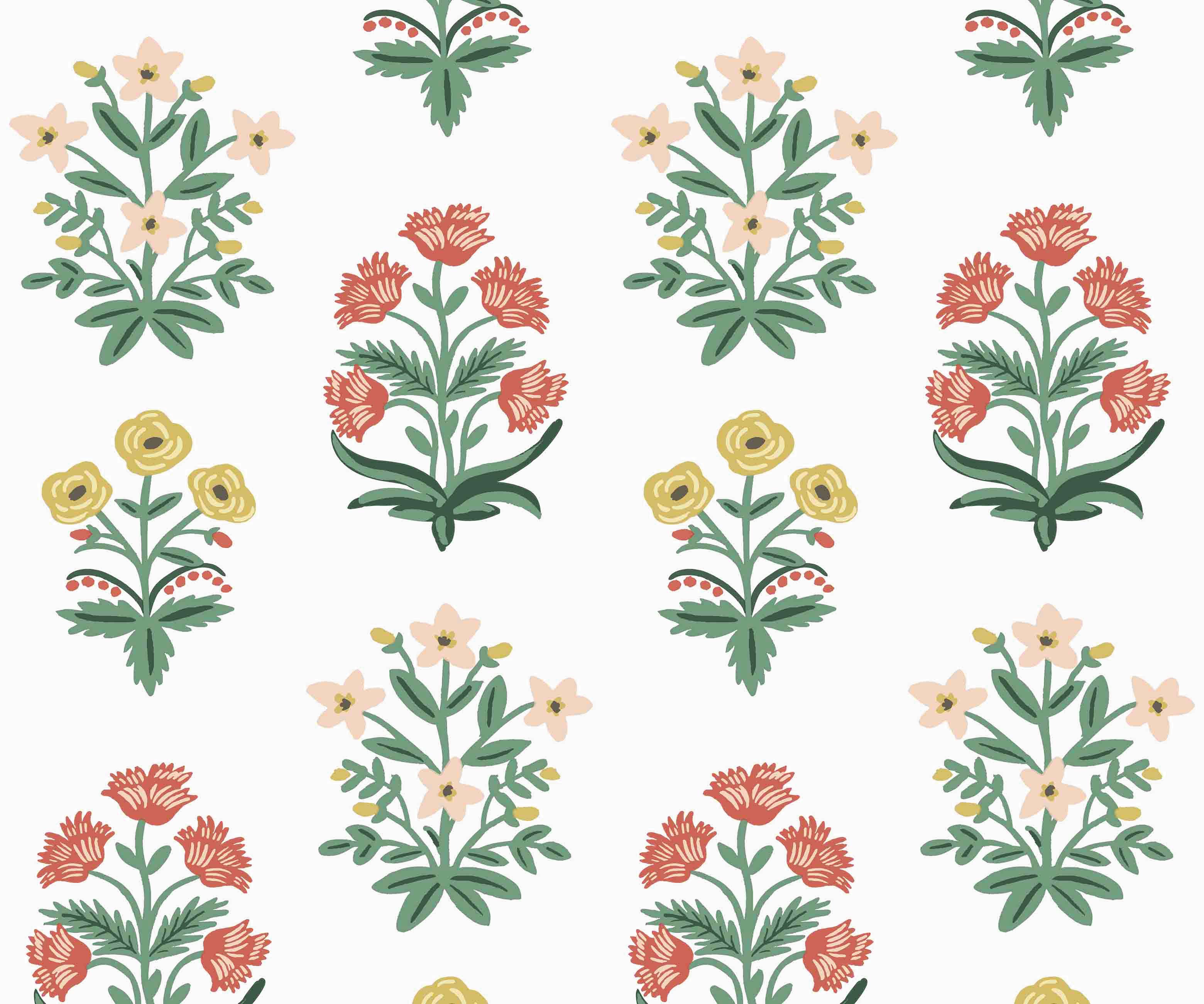 Mughal Rose Wallpaper - Thumbnail 2
