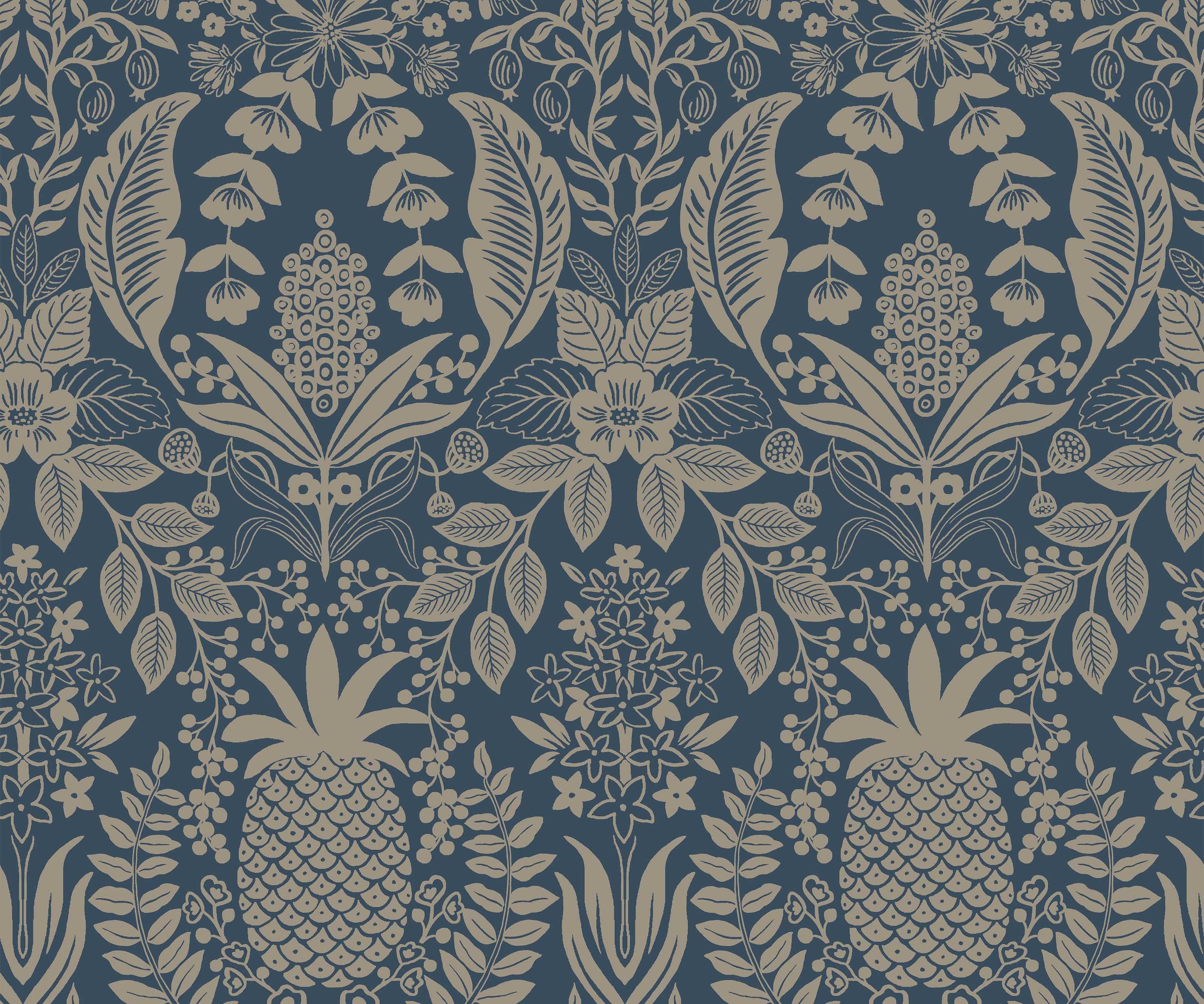 Pineapple Damask Wallpaper - Thumbnail 3