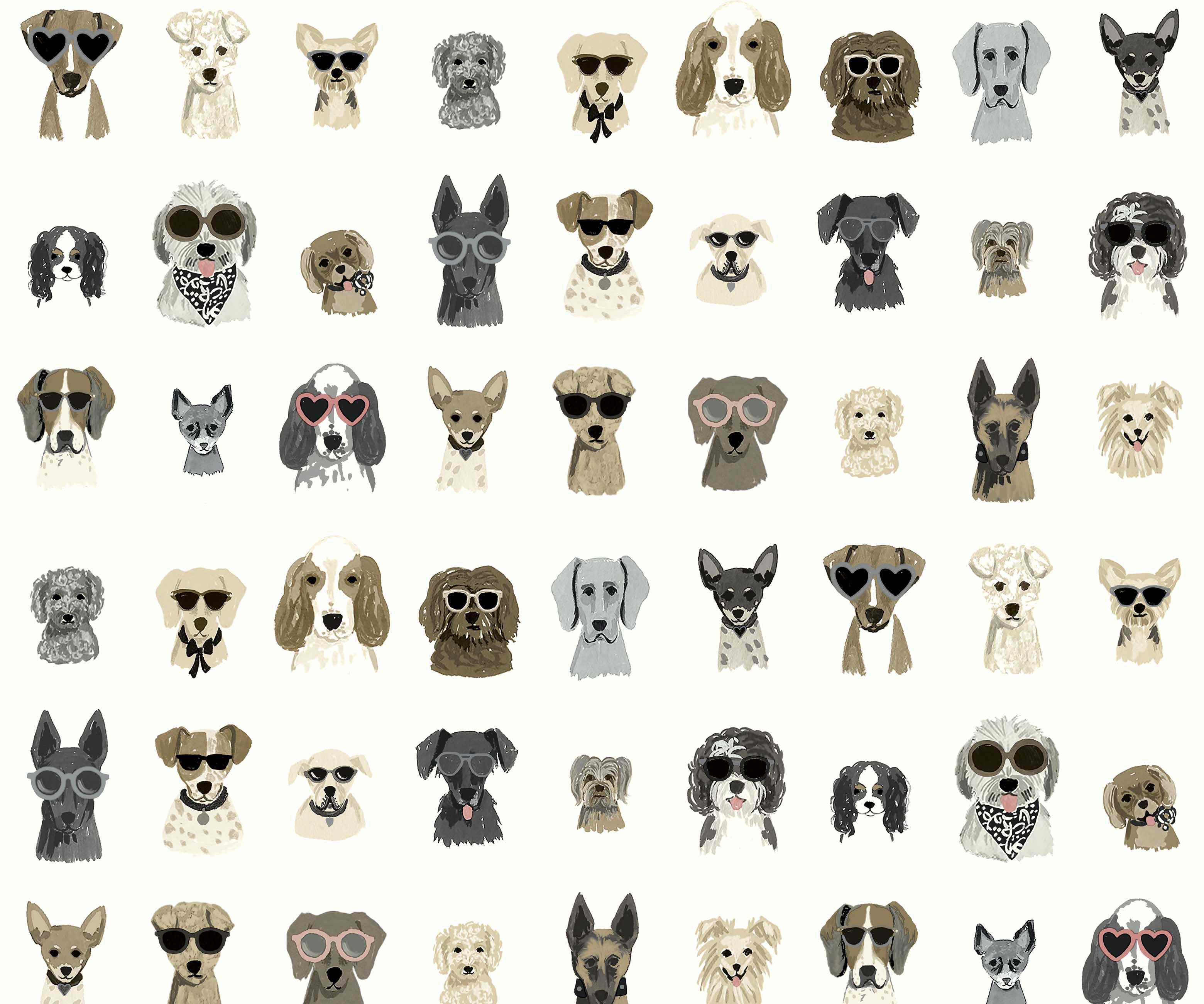 Dog Days Peel & Stick Wallpaper - Thumbnail 3