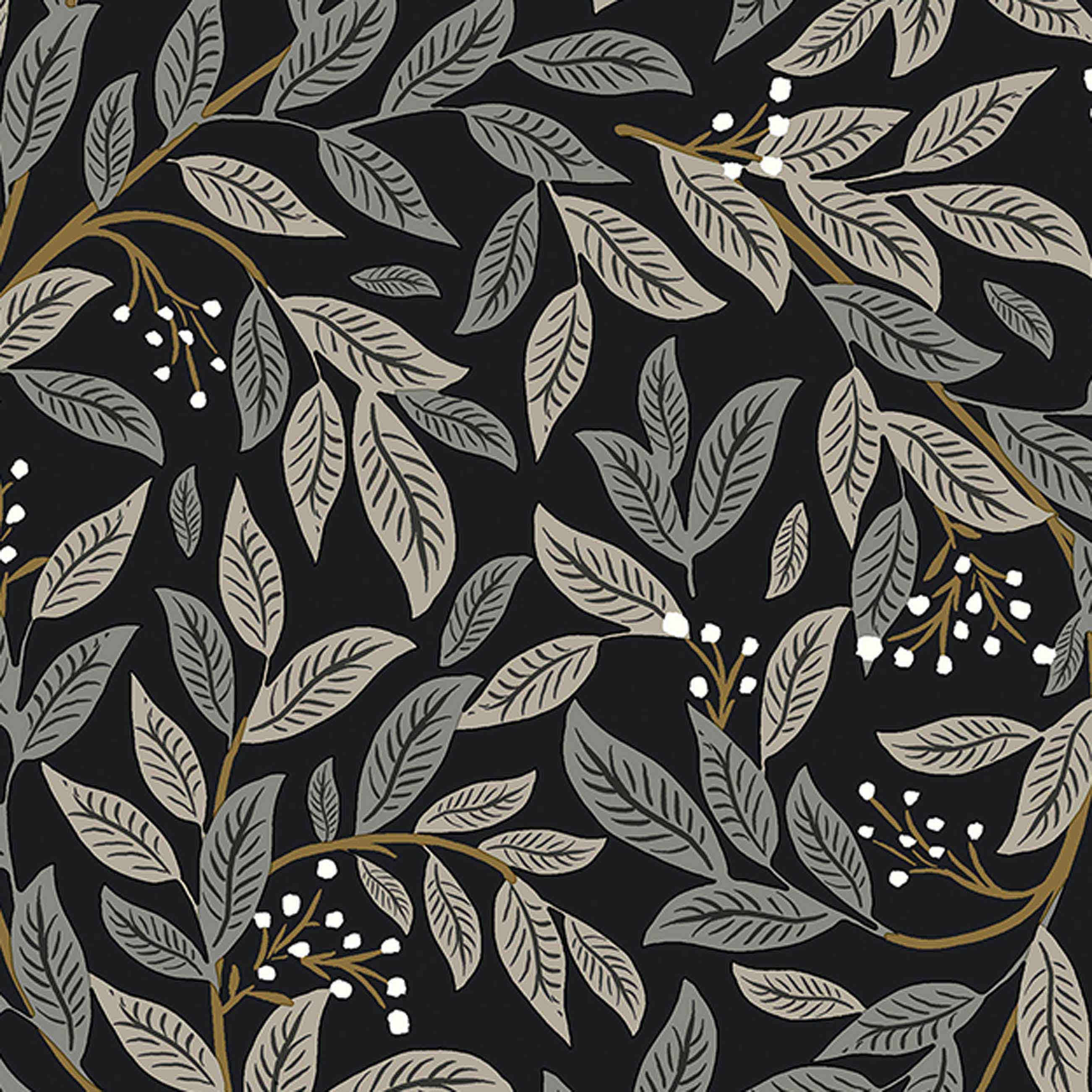 Willowberry Peel & Stick Wallpaper - Black - Thumbnail 4