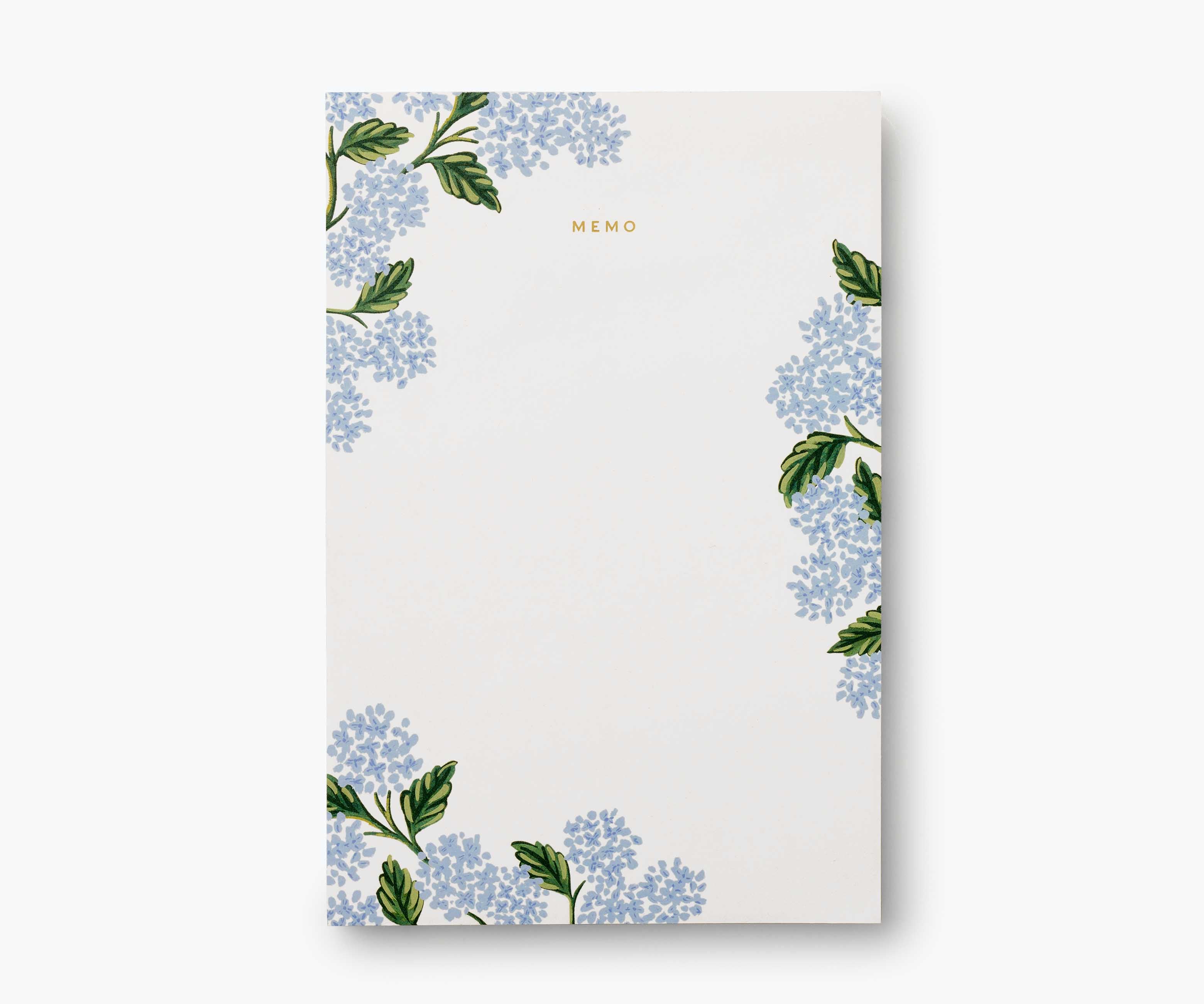 Large Memo Notepad - Hydrangea – Rifle Paper Co