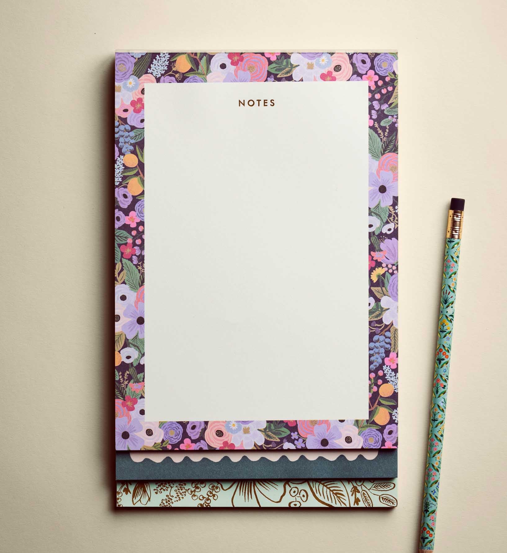 Notepad Riffle Paper Garden Party Tiered Notepad | Rifle Paper Co.