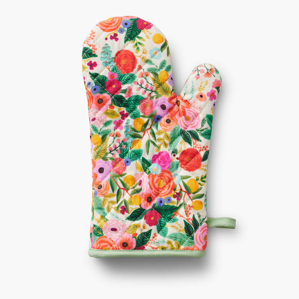Garden Party Quilted Oven Mitt | Rifle Paper Co.