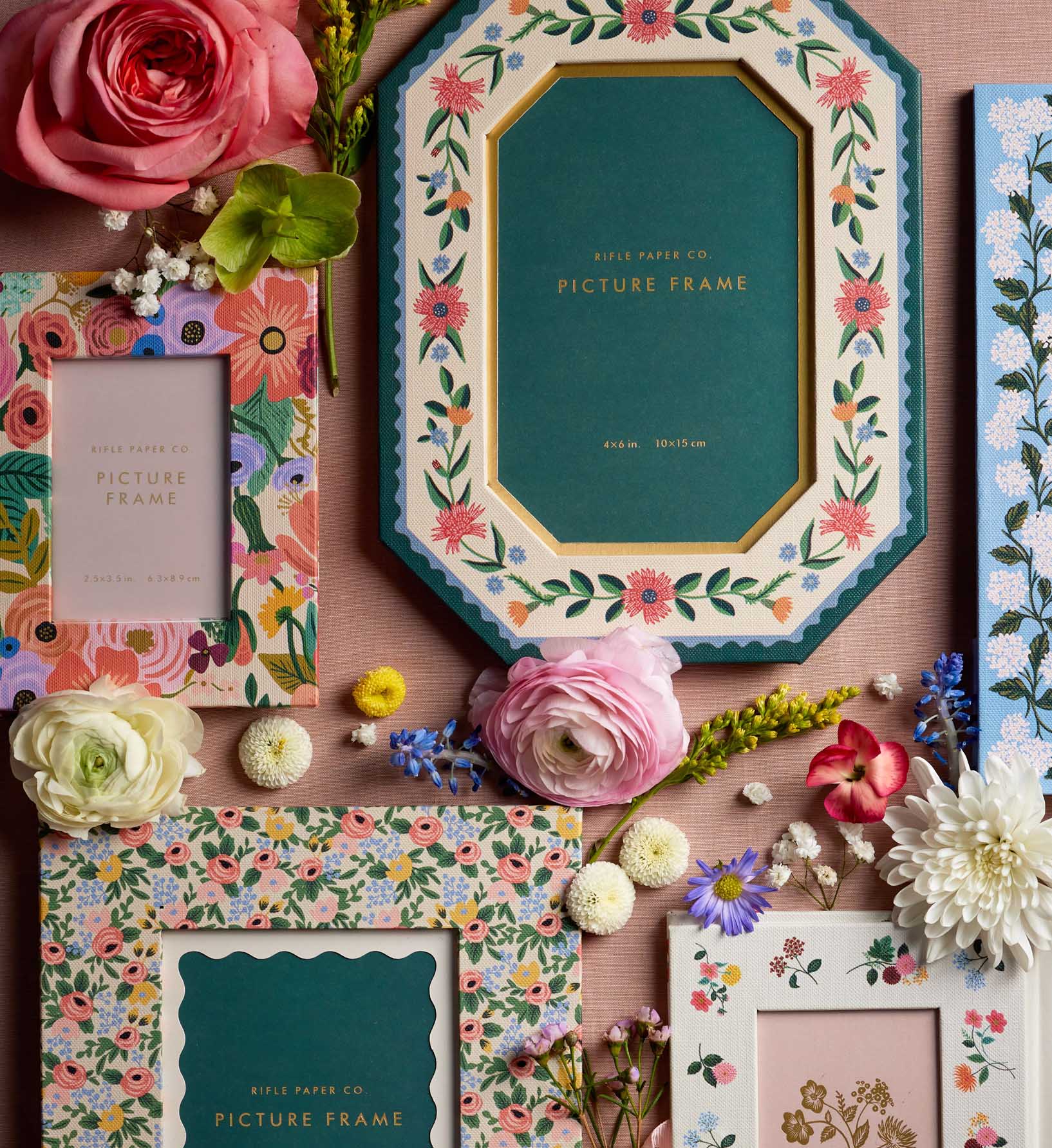 Wallet Paper Wrapped Picture Frame - Garden Party